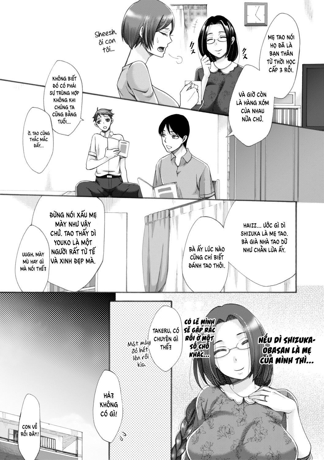 Đọc truyện hentai Tonari no Kirei na Okaa-san - Oneshot
