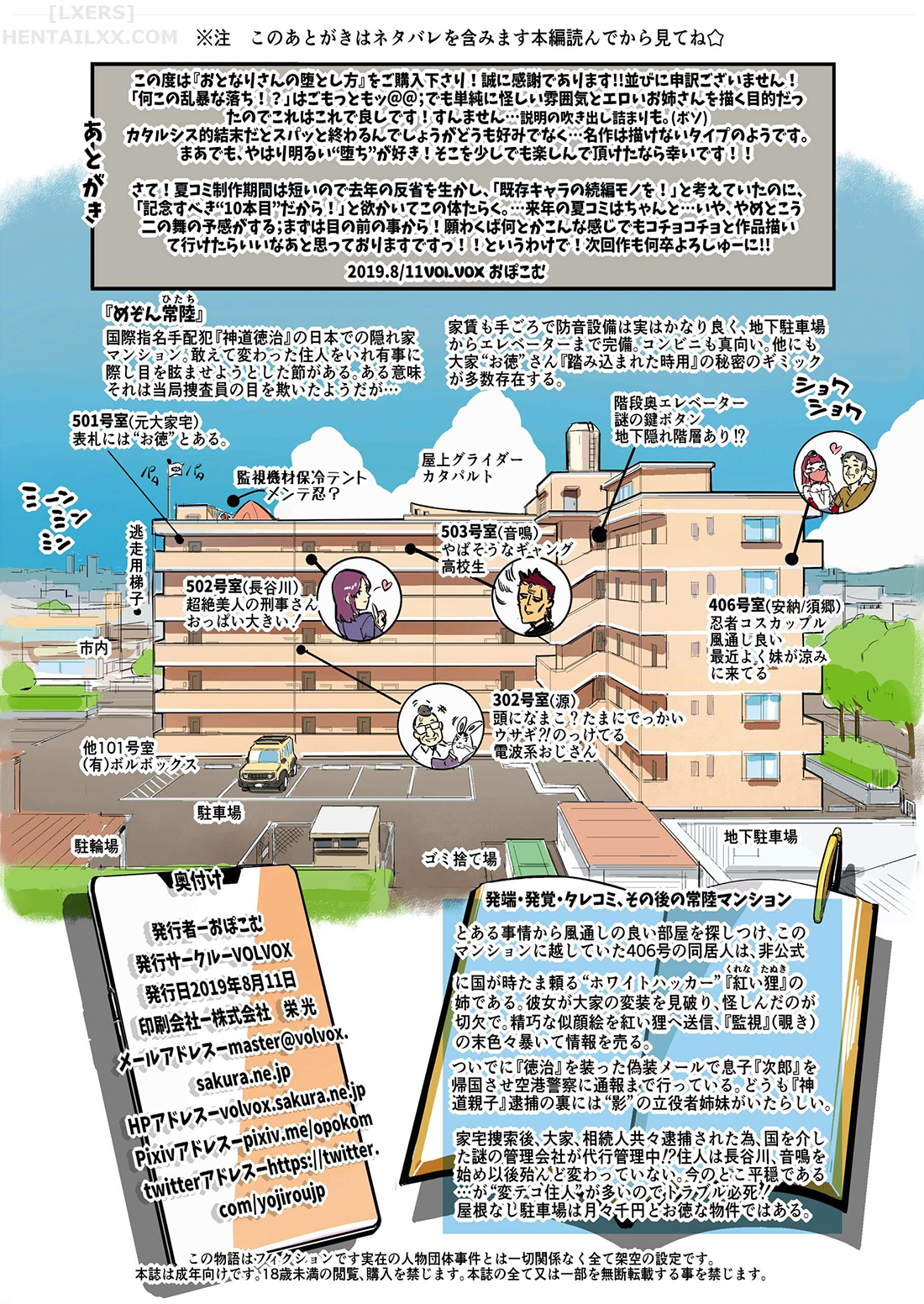 Đọc truyện hentai Otonari-san no Otoshikata - Chap 1 - Có che