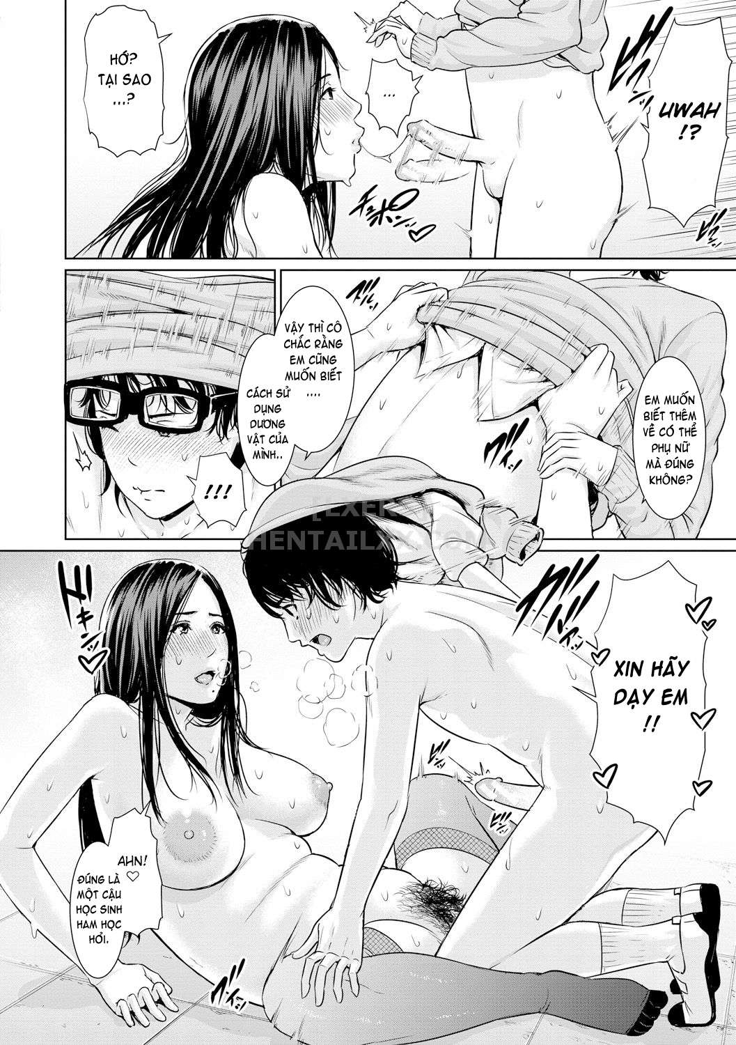 Đọc truyện hentai Sensei wa Seiyoku o Osaerarenai - Chap 1 - Let me Sketch you!