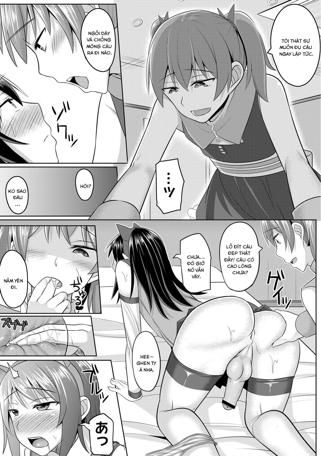Đọc truyện hentai Cosplay Otokonoko-tachi ~ Ushiro no Ana ni Iretai Kankei - Chap 1