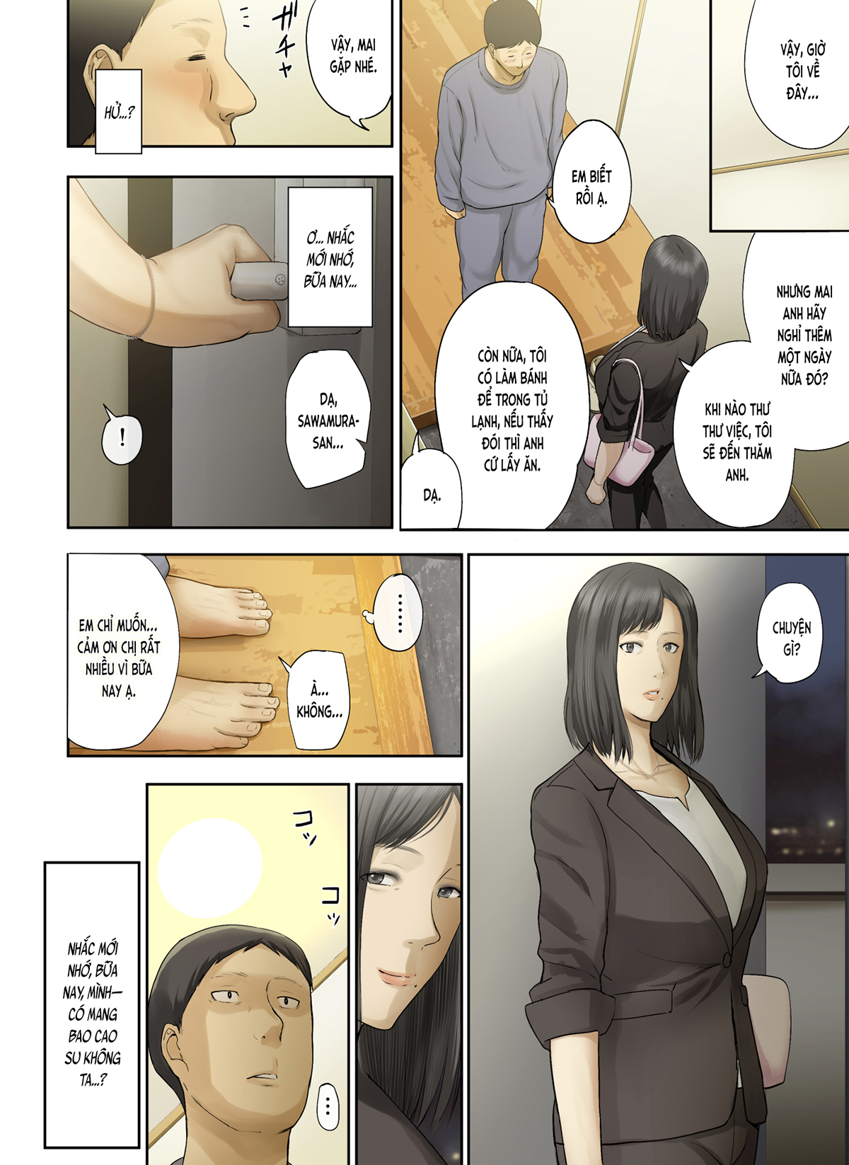 Đọc truyện hentai [Tin buồn] Bà già ế của công ty đã dính bầu (nguyên tác) - Ch. 3