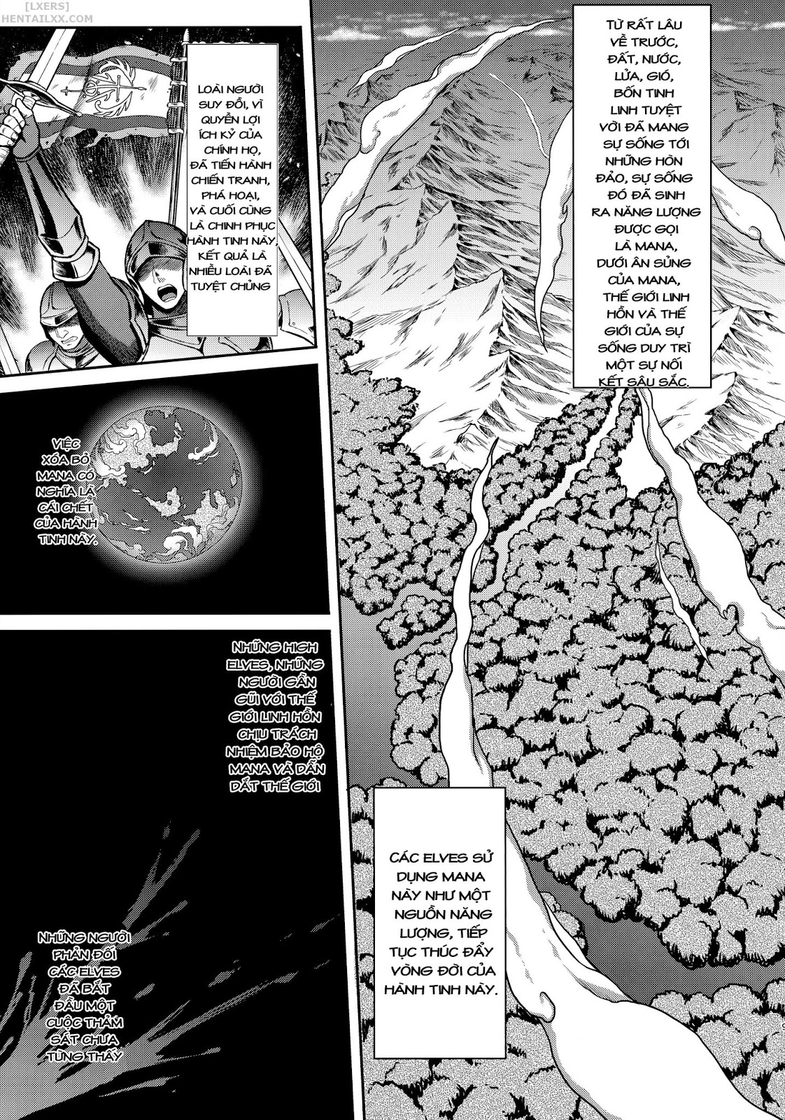 Đọc truyện hentai Tasogare No Shou Elf - Chap 1