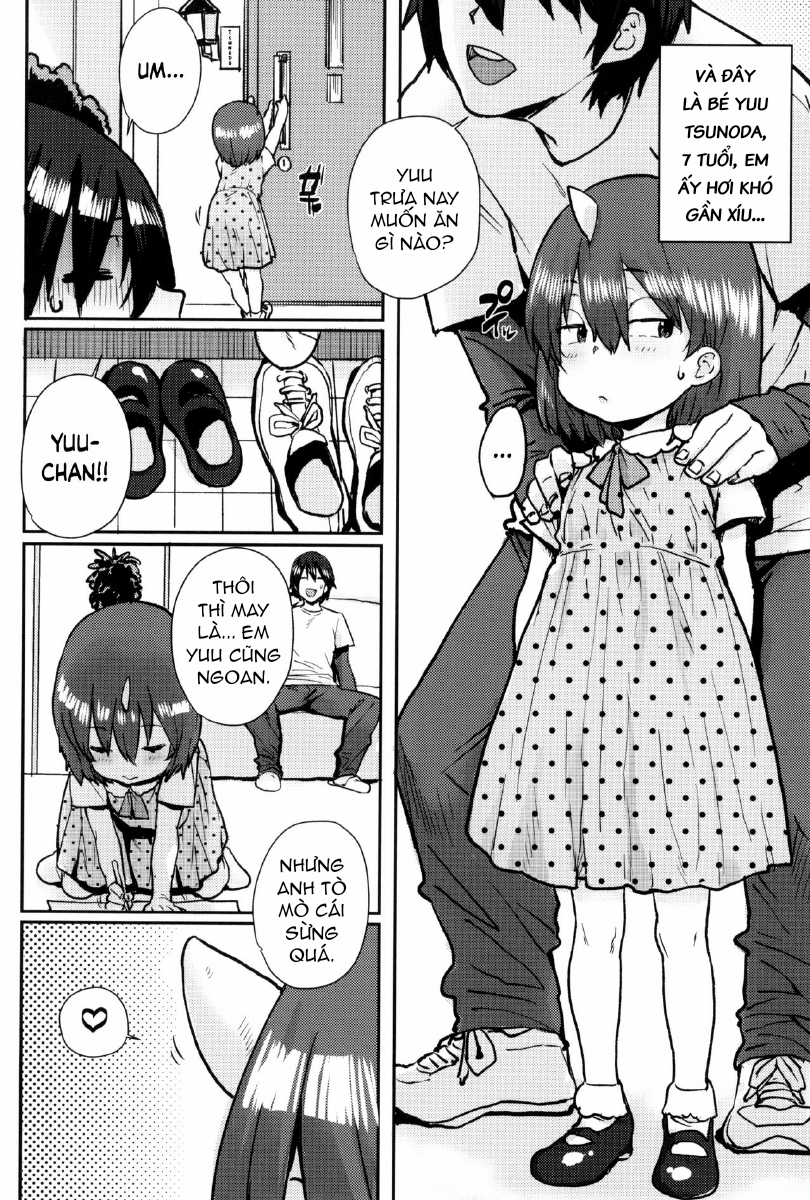 Đọc truyện hentai Loli to Asobo♪ - Chap 4 : Anh sẽ trông nom bé .