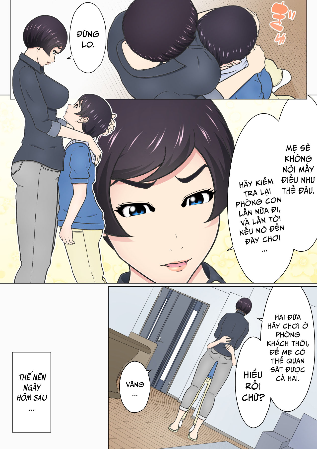 Đọc truyện hentai Shitagi Feti no Warugaki ni Yowami o Nigirarete Shimatta Tsuyoki Mama - Oneshot