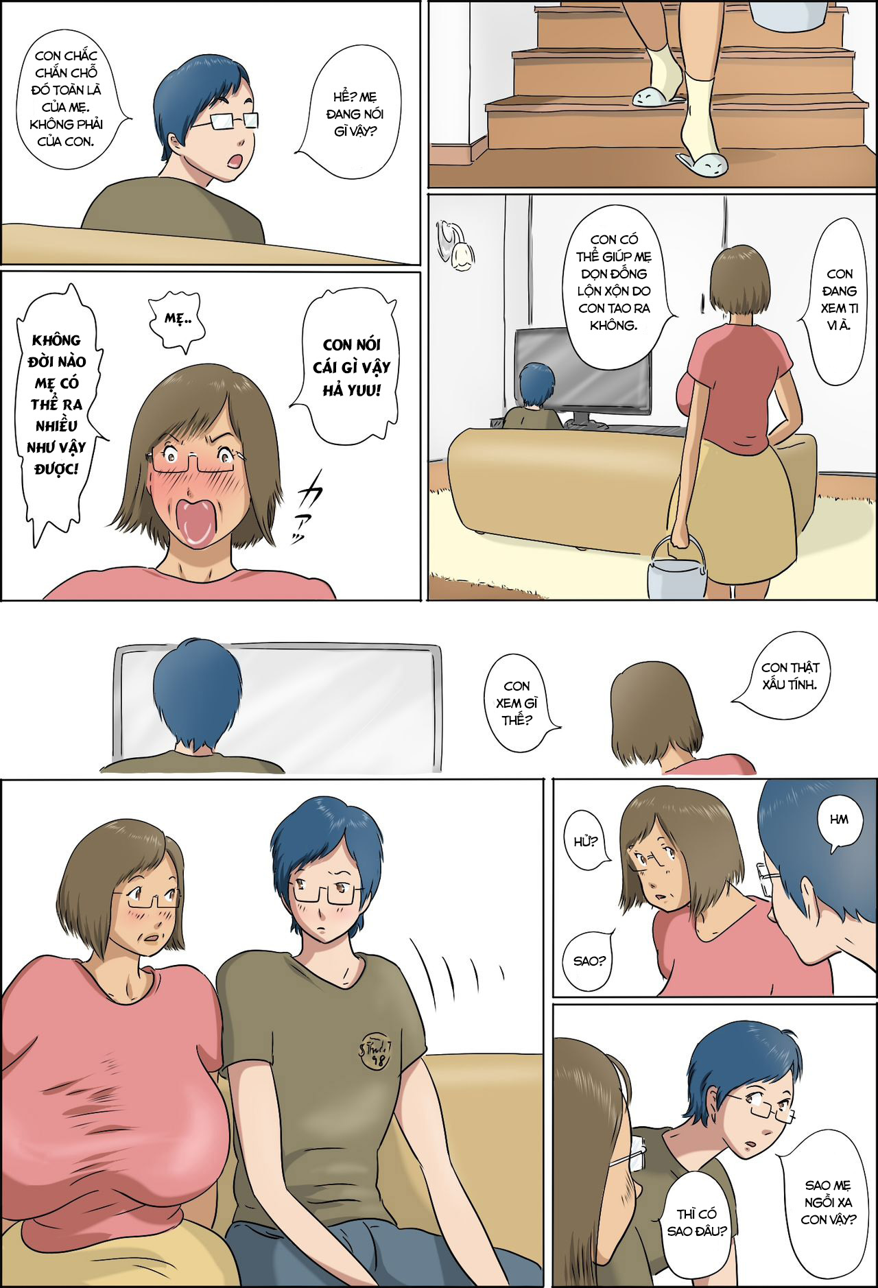 Đọc truyện hentai Haha To Musuko No Kazoku Seikatsu - Chap 2
