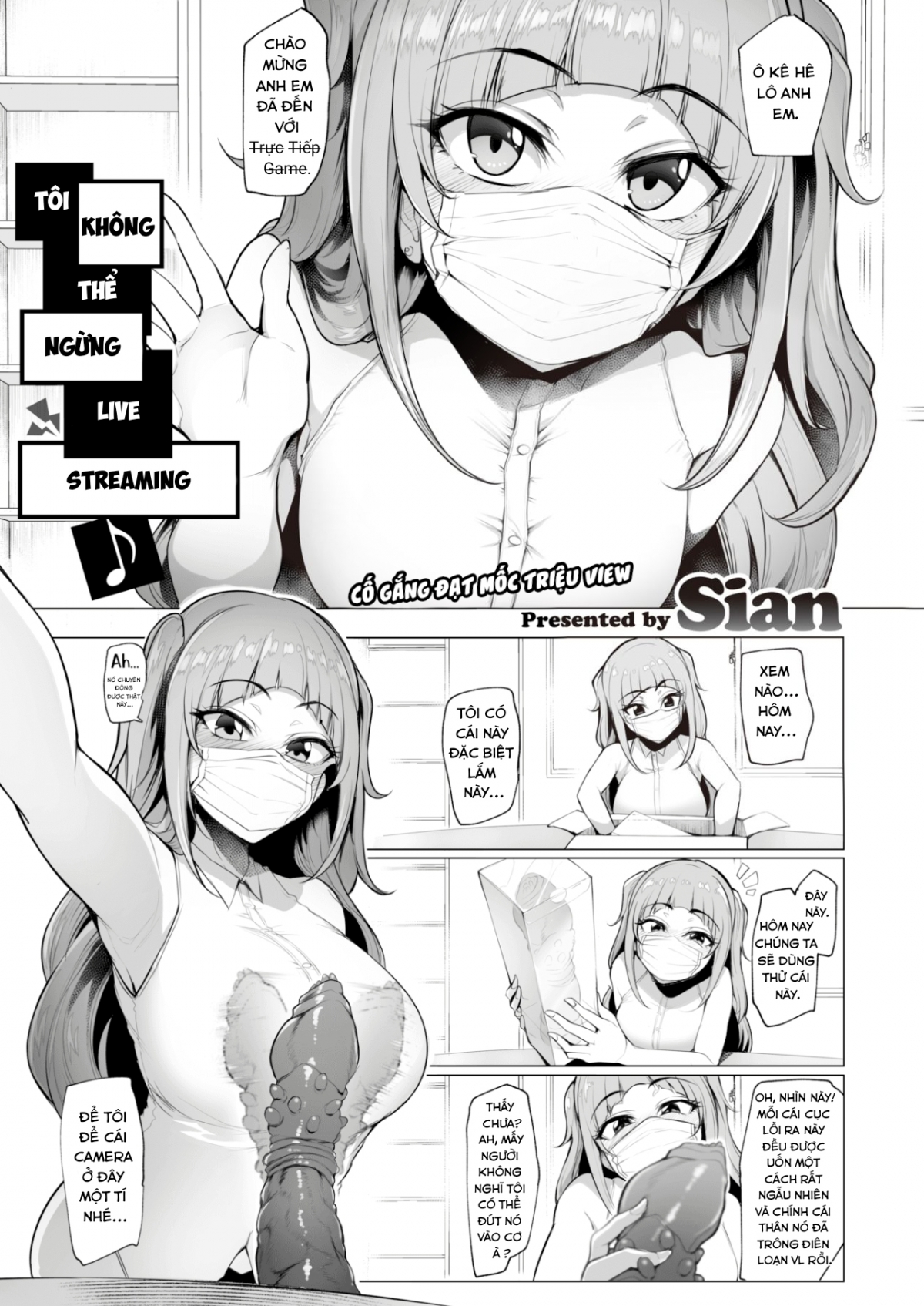 Đọc truyện hentai Tôi không thể ngừng livestream! - Oneshot mừng mở mute