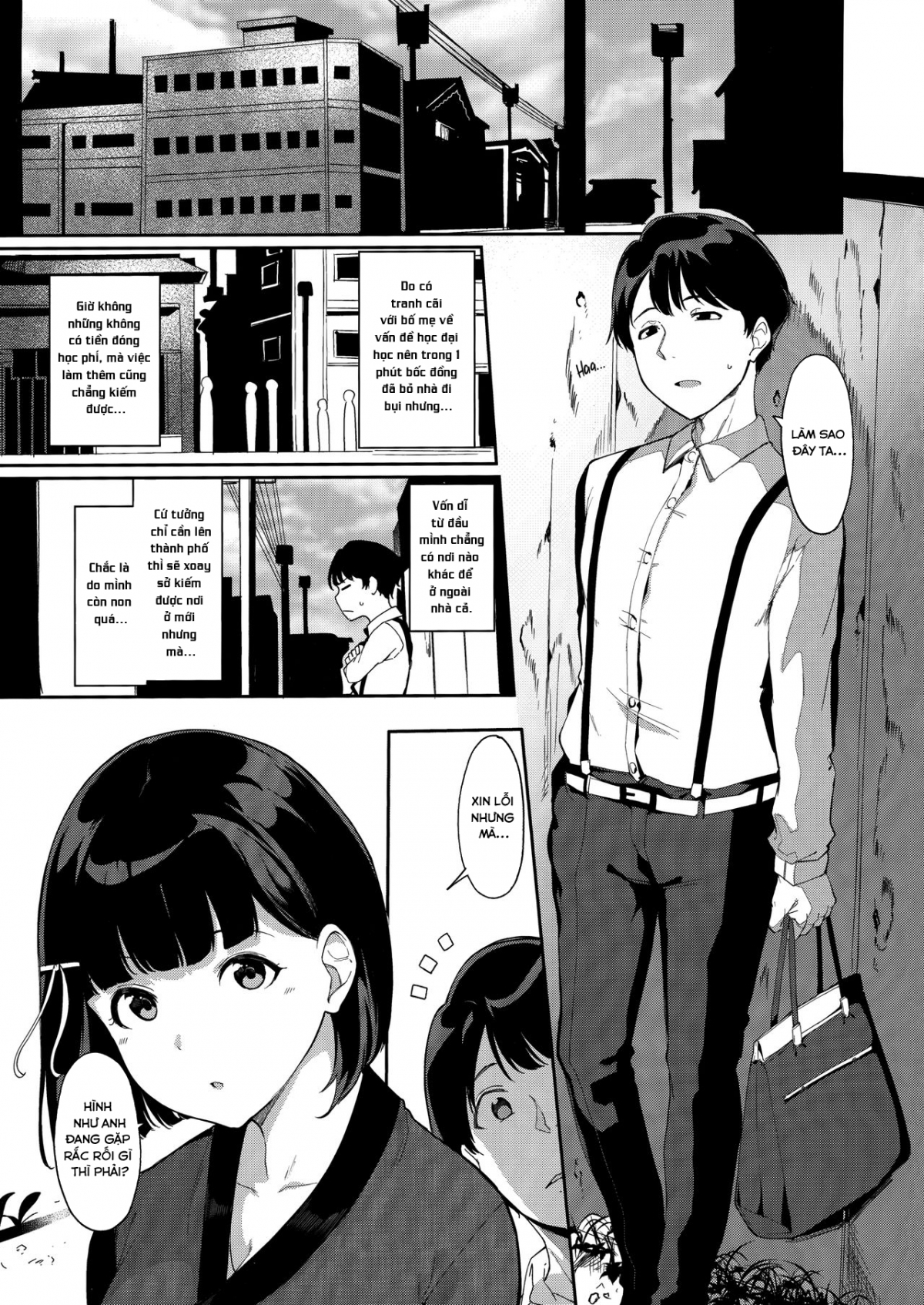 Đọc truyện hentai Sẽ ra sao khi bạn bị đuổi ra khỏi nhà - Shunjou Biyori - Oneshot