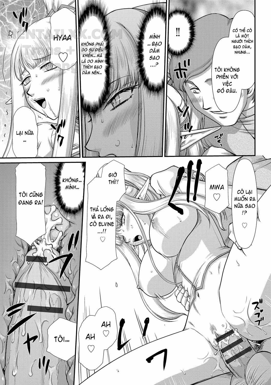 Đọc truyện hentai Inraku No Seijo Elvine - Chap 8