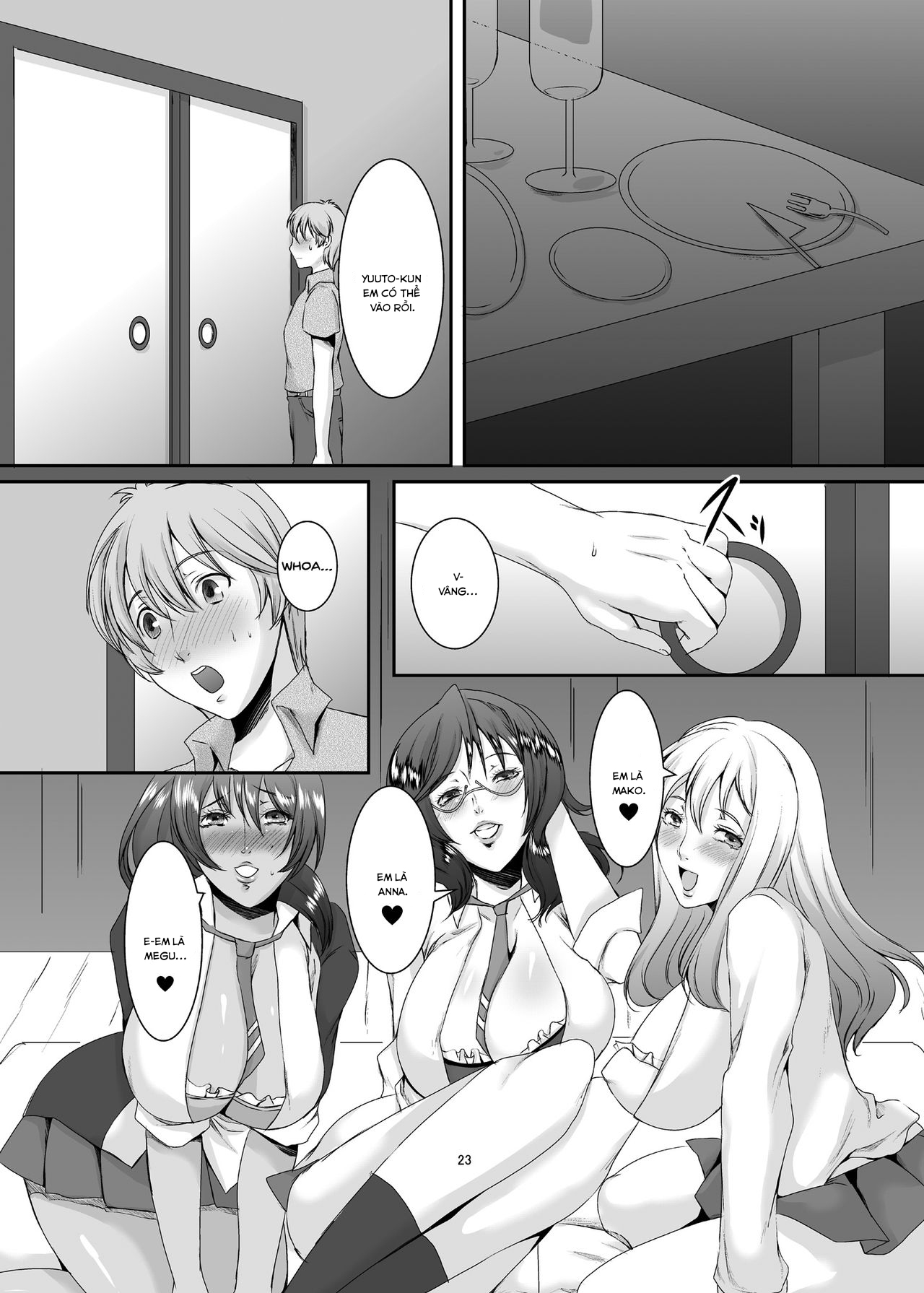 Đọc truyện hentai Oku-sama wa Moto Yariman - Chap 3