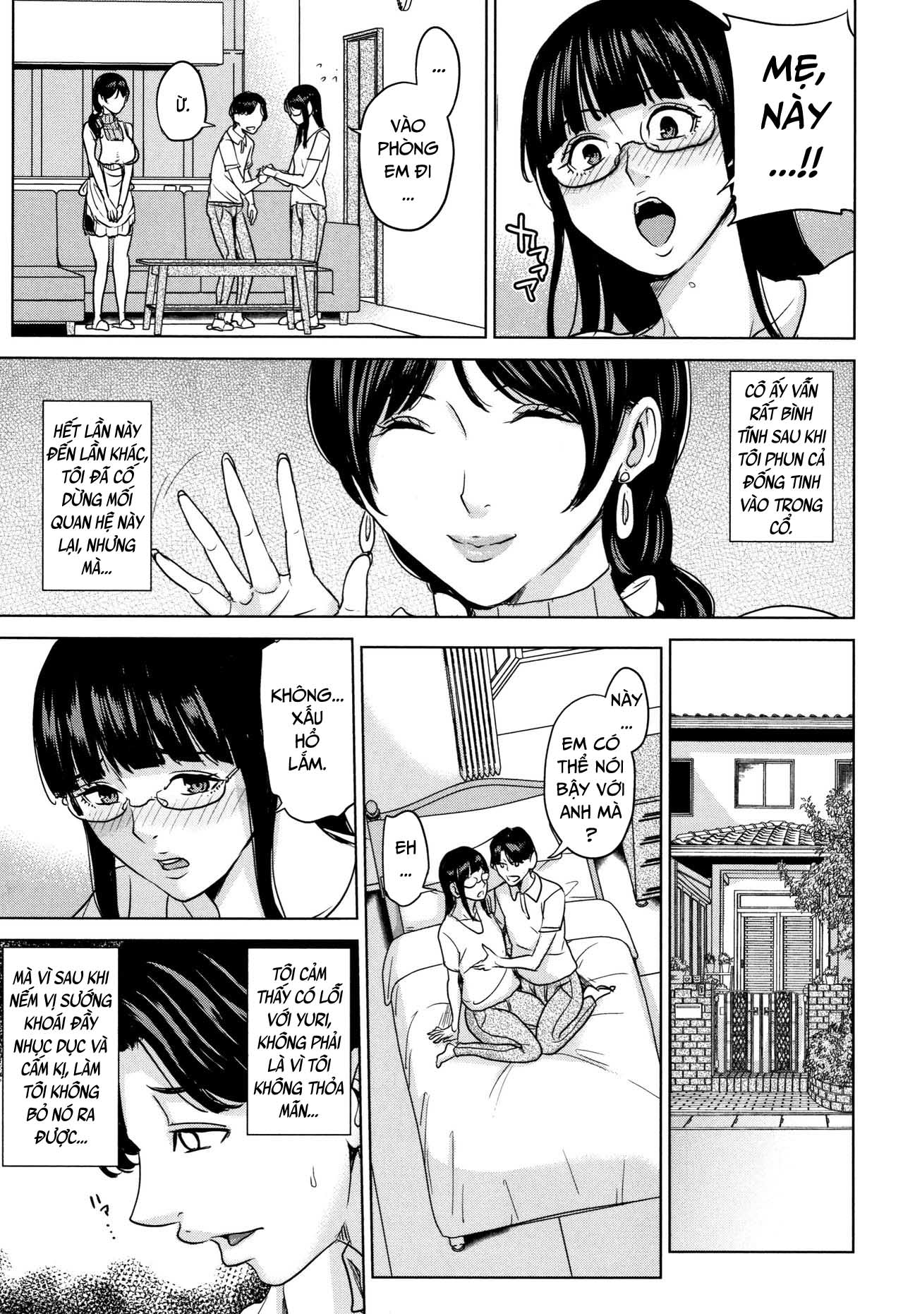 Đọc truyện hentai Kanojo no Mama to Deaikei de - Chap 2