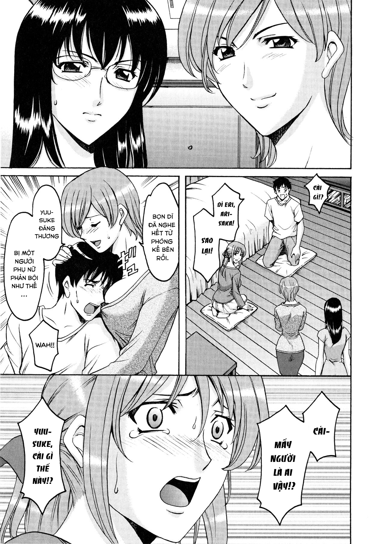 Đọc truyện hentai Yuuwaku no Toshiue Apartment - Chap 9 end