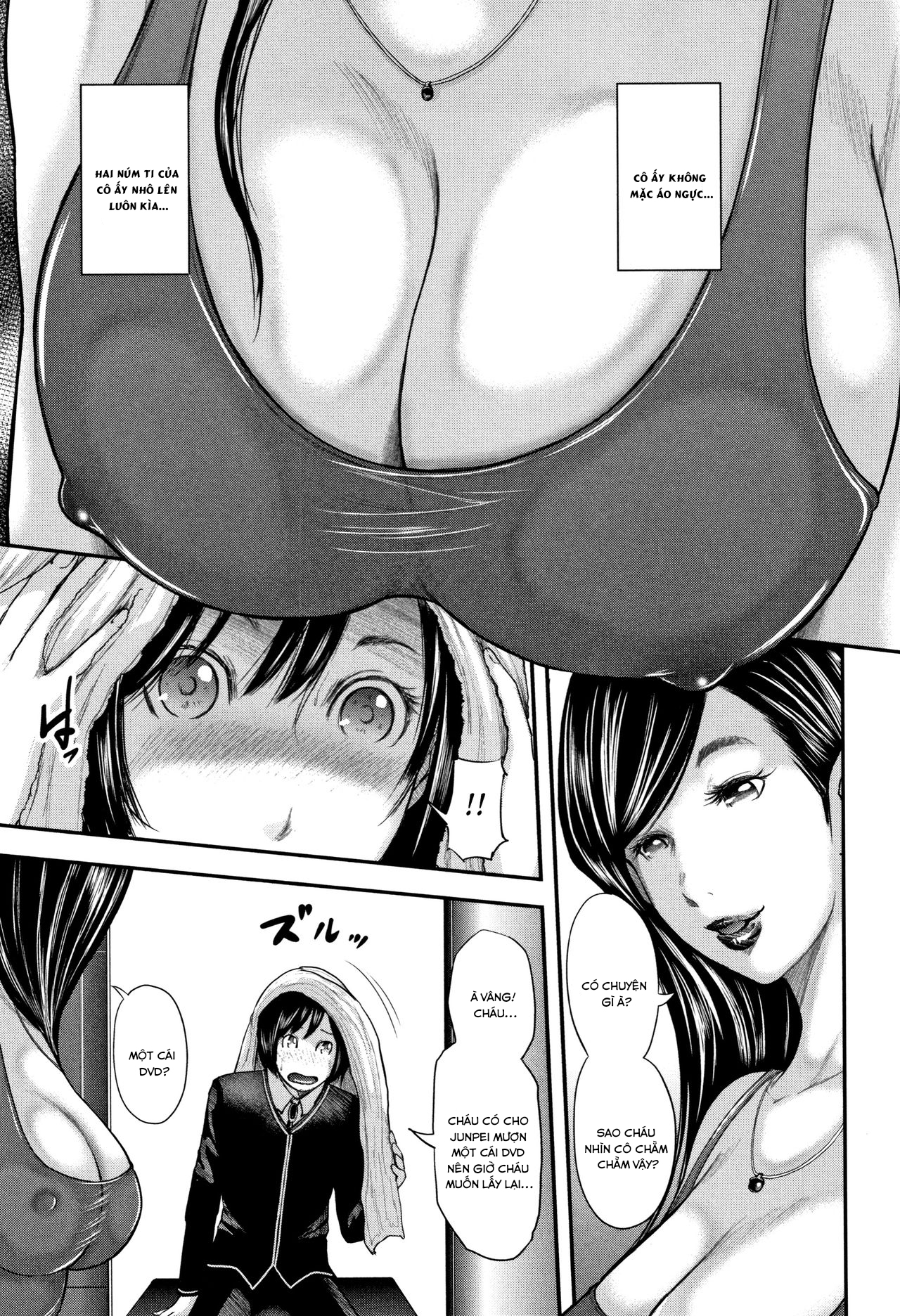 Đọc truyện hentai Sensei, mẹ thằng bạn và tôi - Chap 3