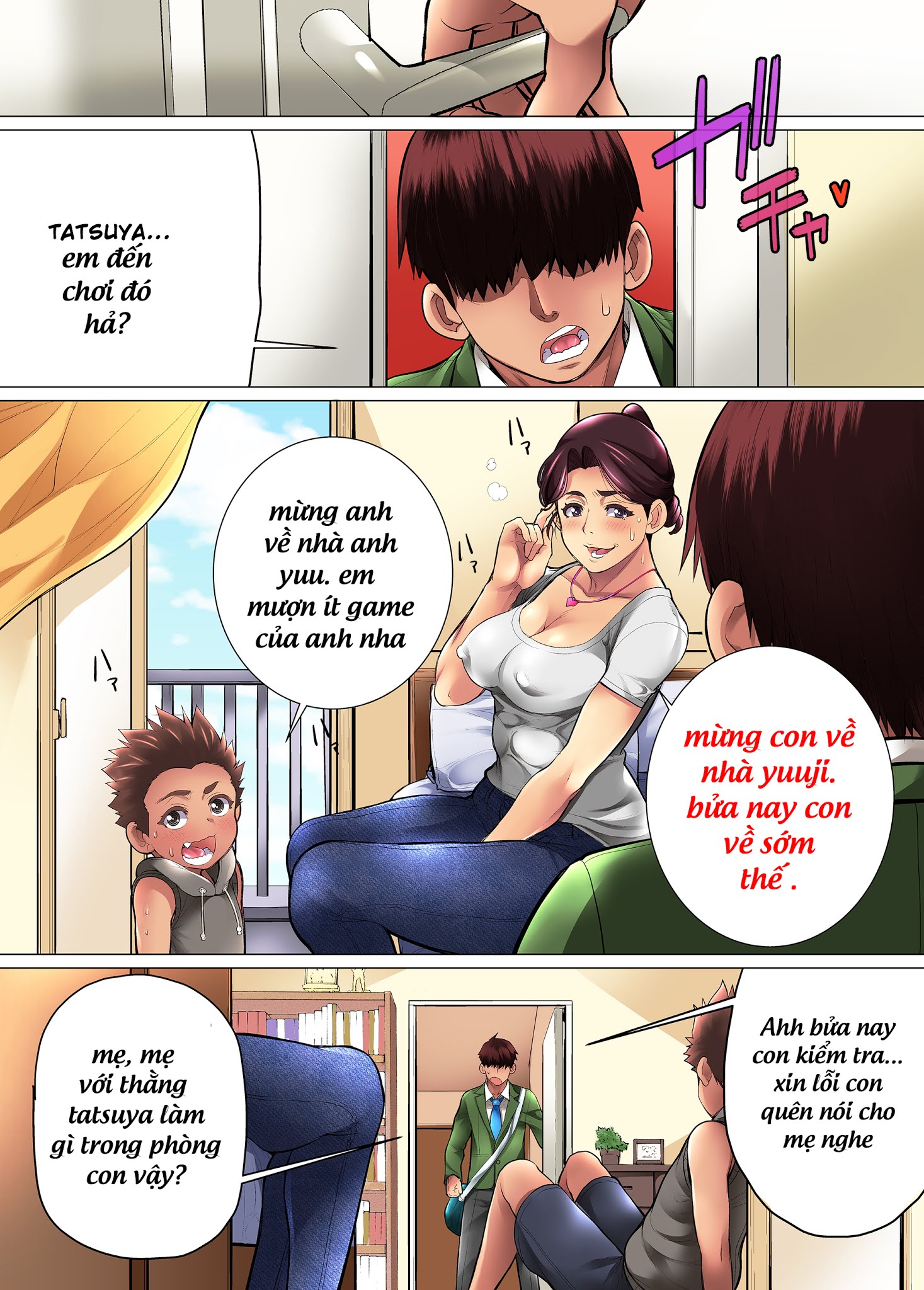 Đọc truyện hentai Kimottama Kaa-San Ga Onna No Kao O Miseru No Wa - Oneshot
