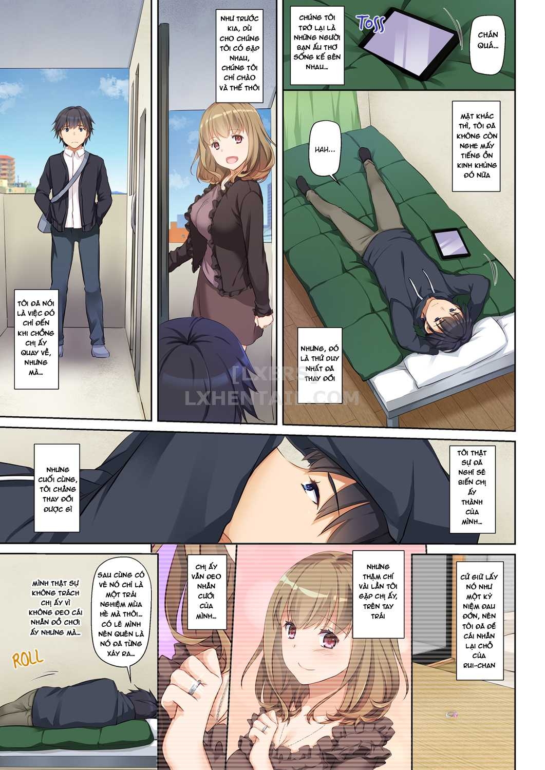 Đọc truyện hentai Hitozuma Osananajimi to Hitonatsu no Dekigoto - Chap 1