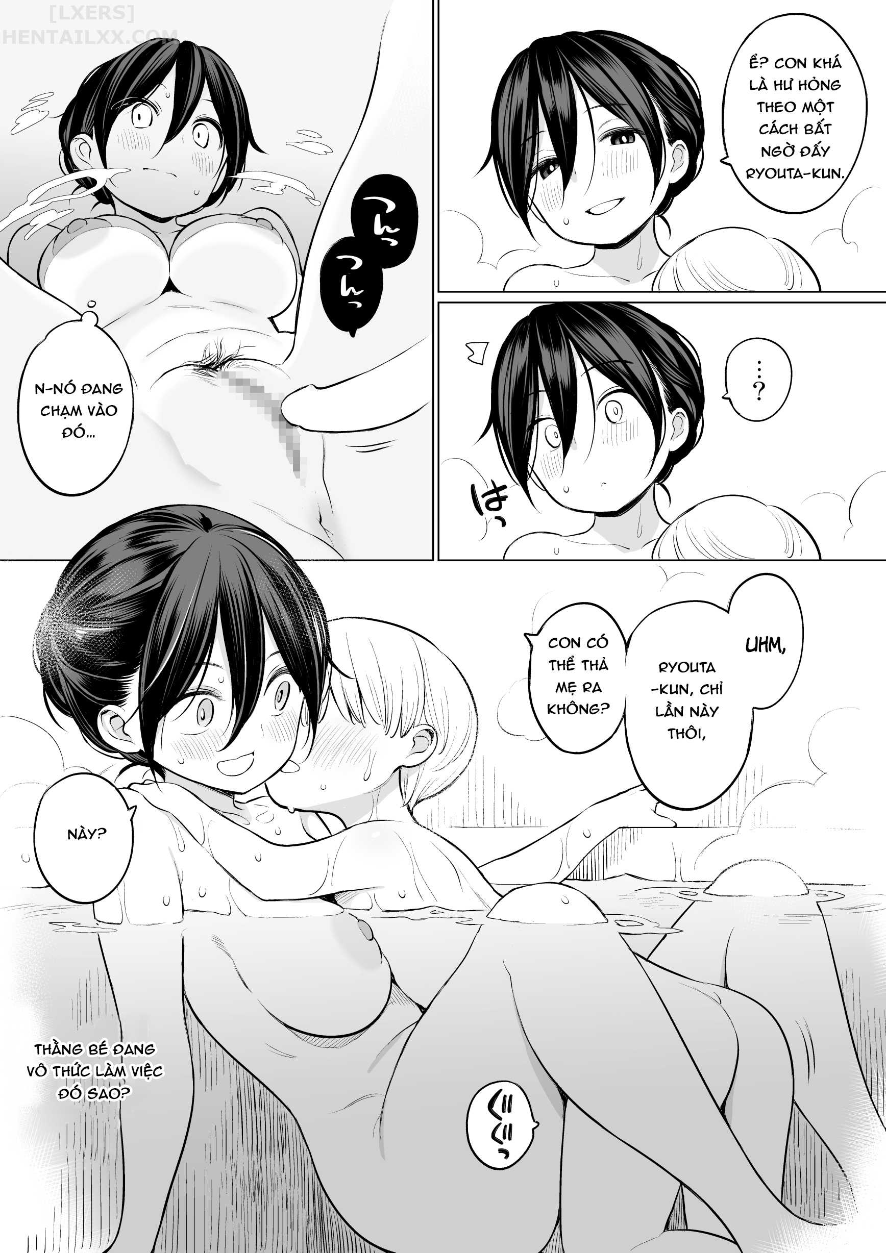 Đọc truyện hentai Ryouta-Kun Ejaculated For The First Time Using His Stepmom - Oneshot