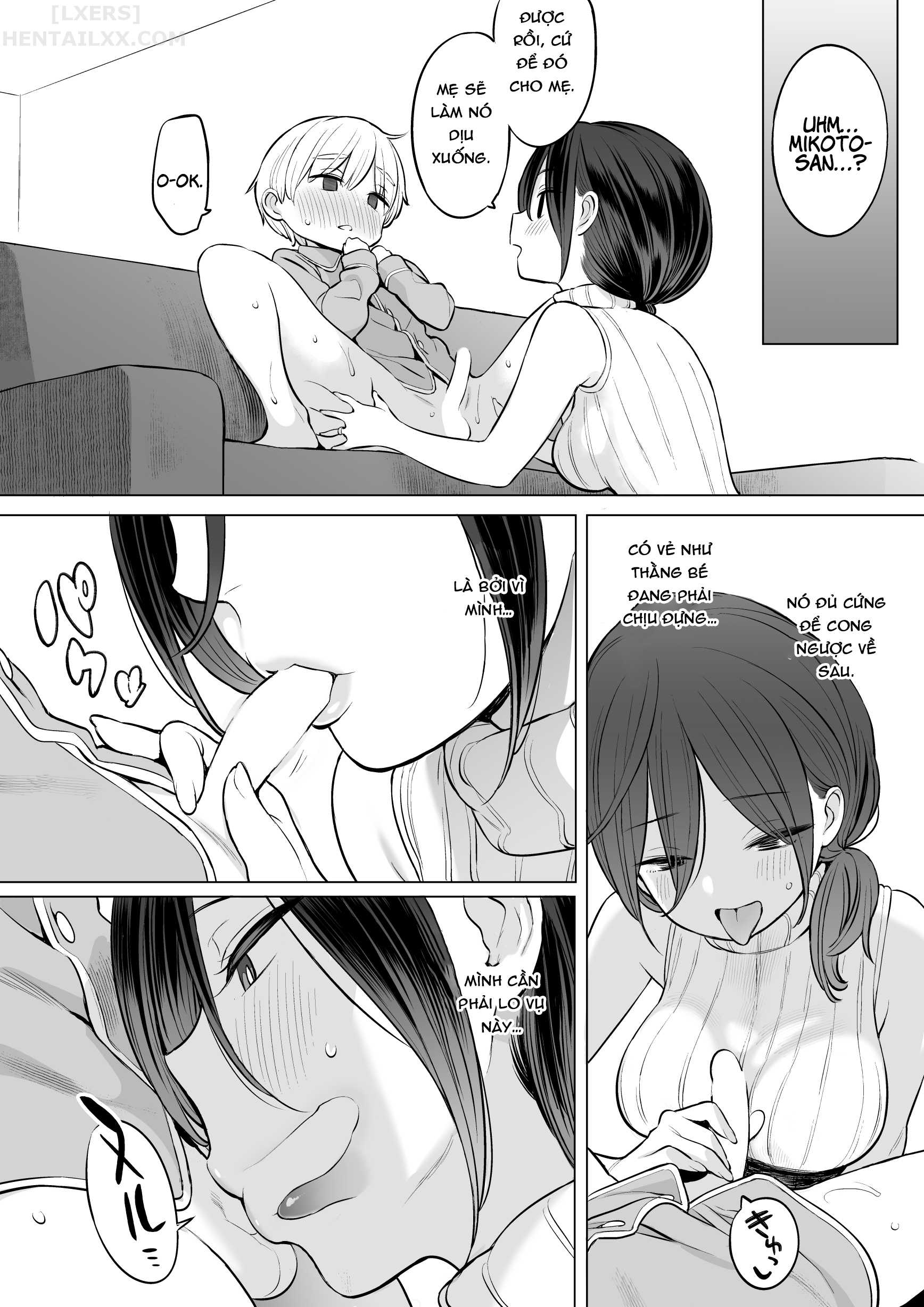 Đọc truyện hentai Ryouta-Kun Ejaculated For The First Time Using His Stepmom - Oneshot