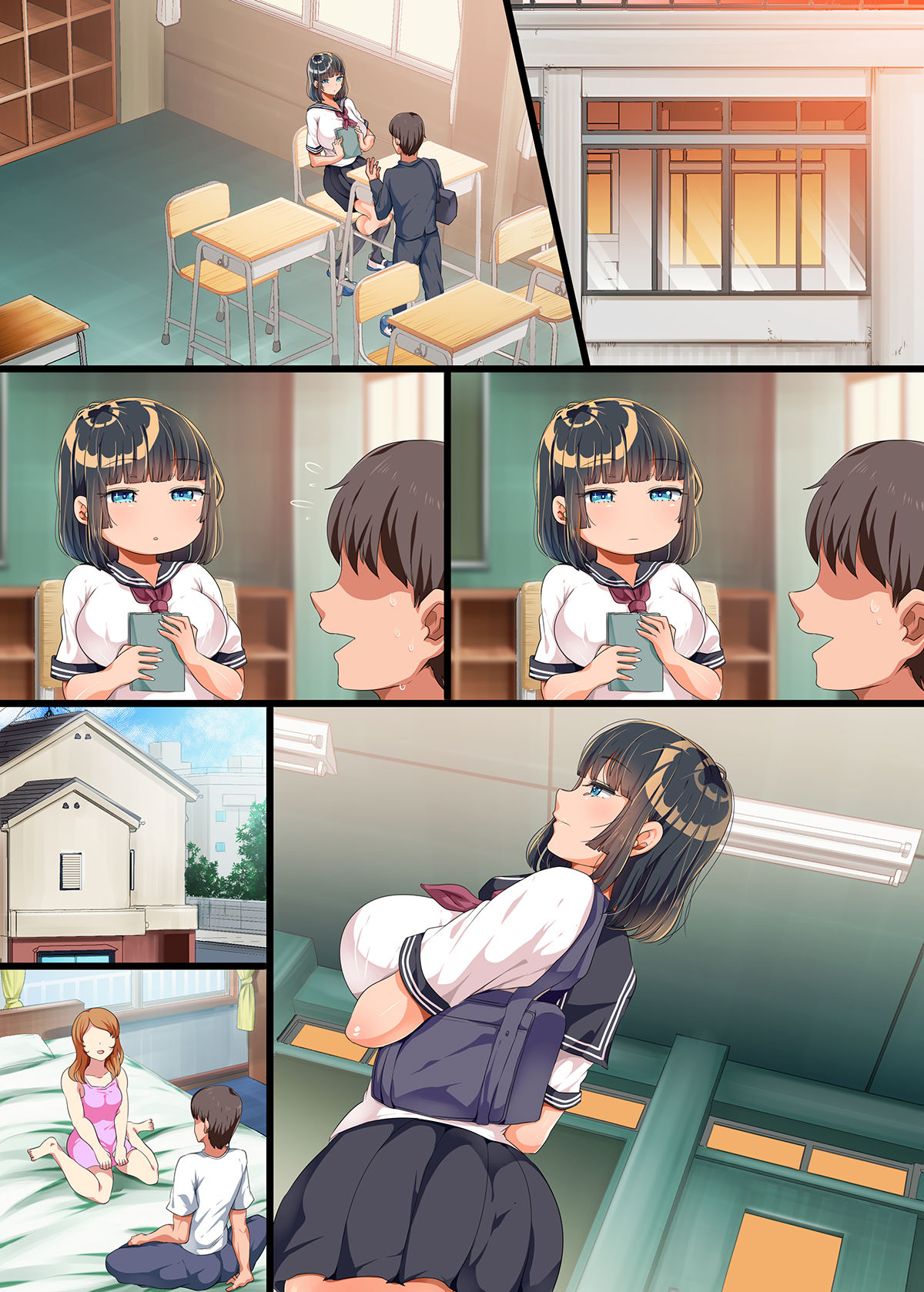 Đọc truyện hentai Onaji Class ni Natta Muboubi Muteikou Kyonyuu Bishoujo Sumire-chan ni Yaritai Houdai na Shingakki - Chap 1.1