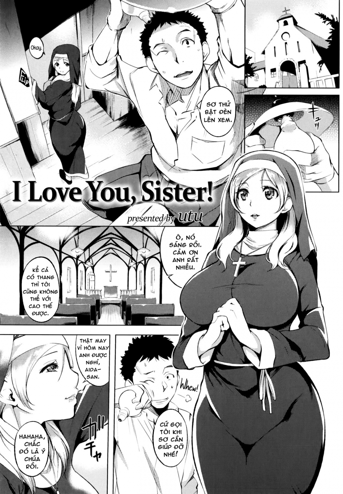 Đọc truyện hentai Sơ ơi, anh yêu em (I Love You, Sister!) - Oneshot