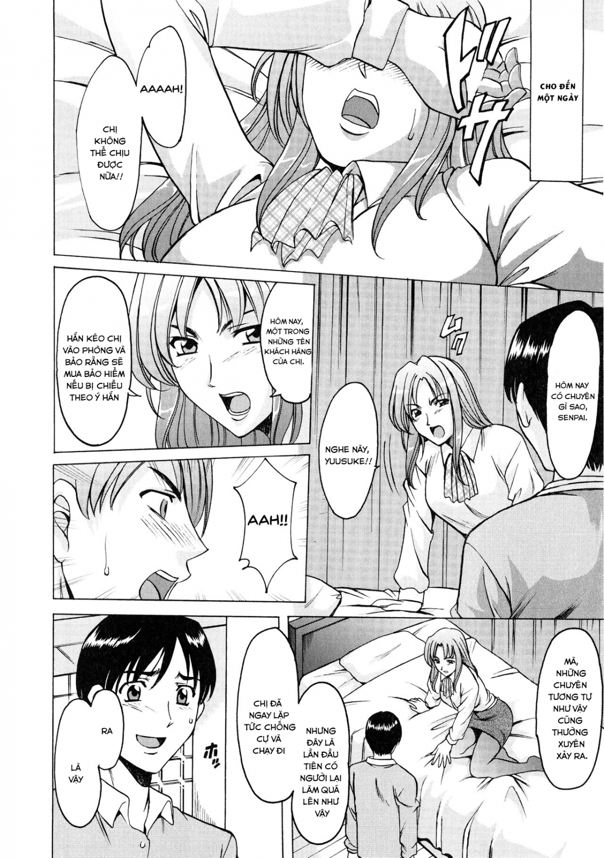 Đọc truyện hentai Yuuwaku no Toshiue Apartment - Chap 4