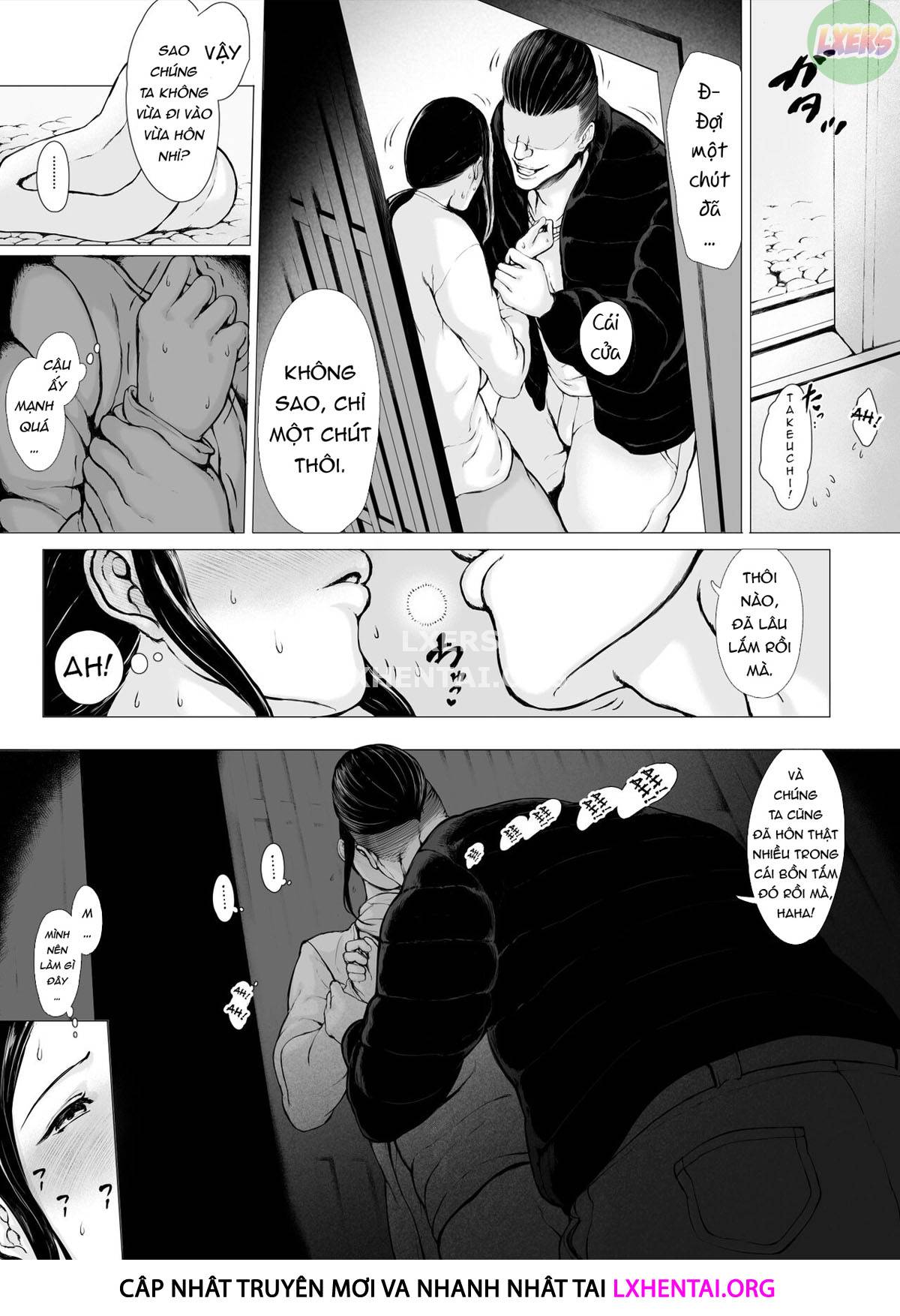 Đọc truyện hentai Hahagui Ottori Okaasan ga Toshishita Yarichin ni Nerawareru Toki - Chap 2A