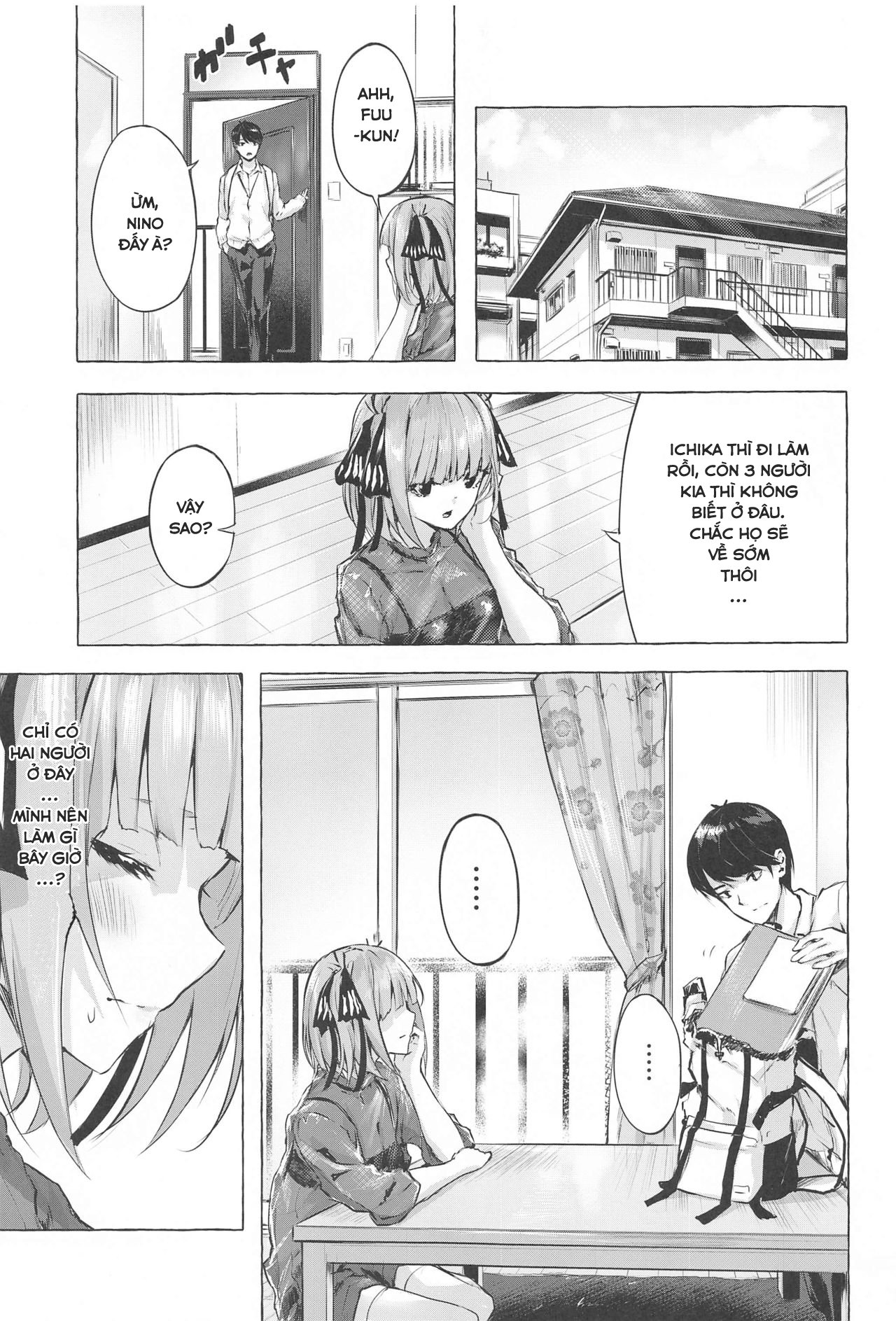Đọc truyện hentai Hanayome no Kakuritsu (Gotoubun no Hanayome) - Oneshot