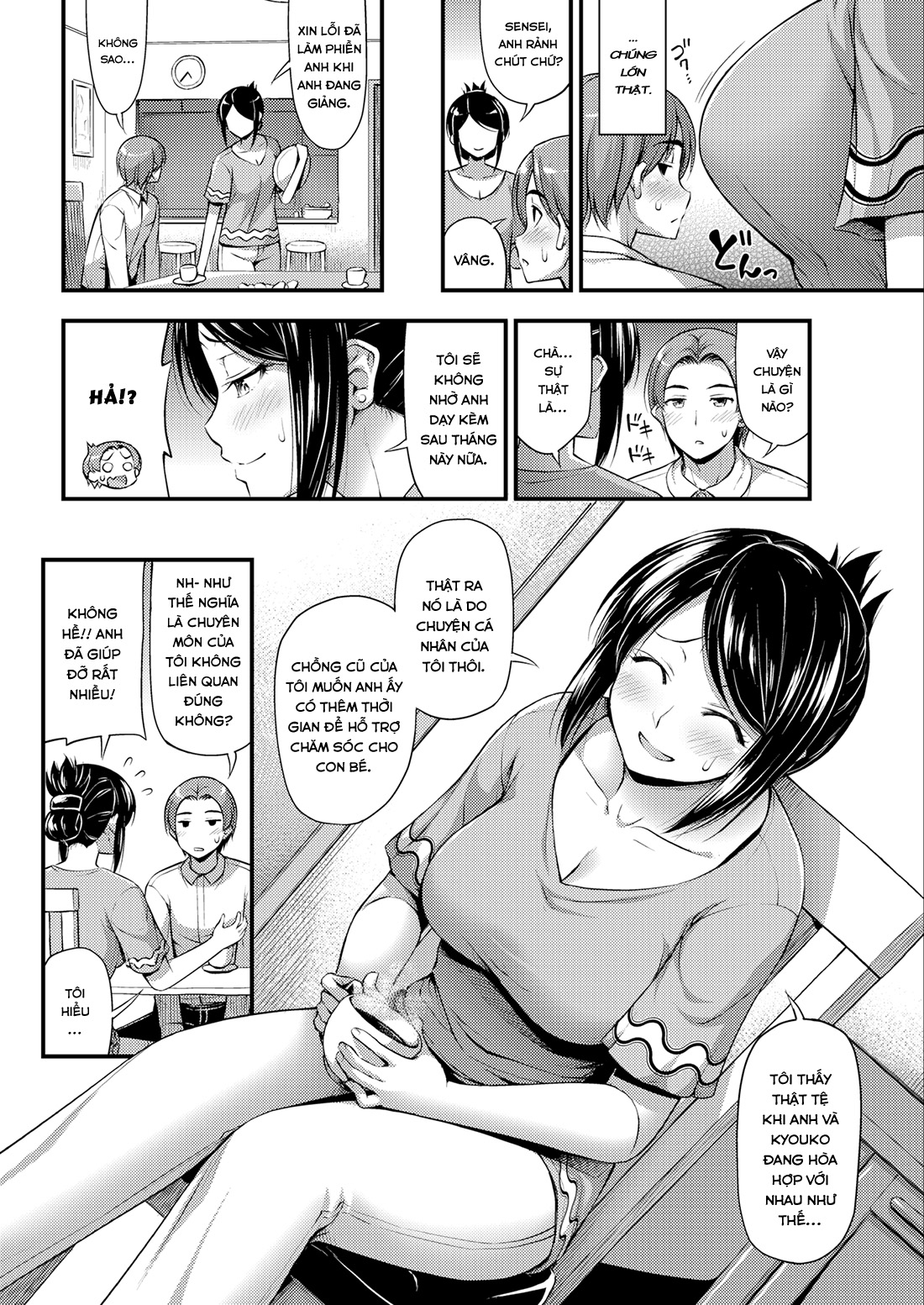 Đọc truyện hentai Housewife Where I Work - Oneshot