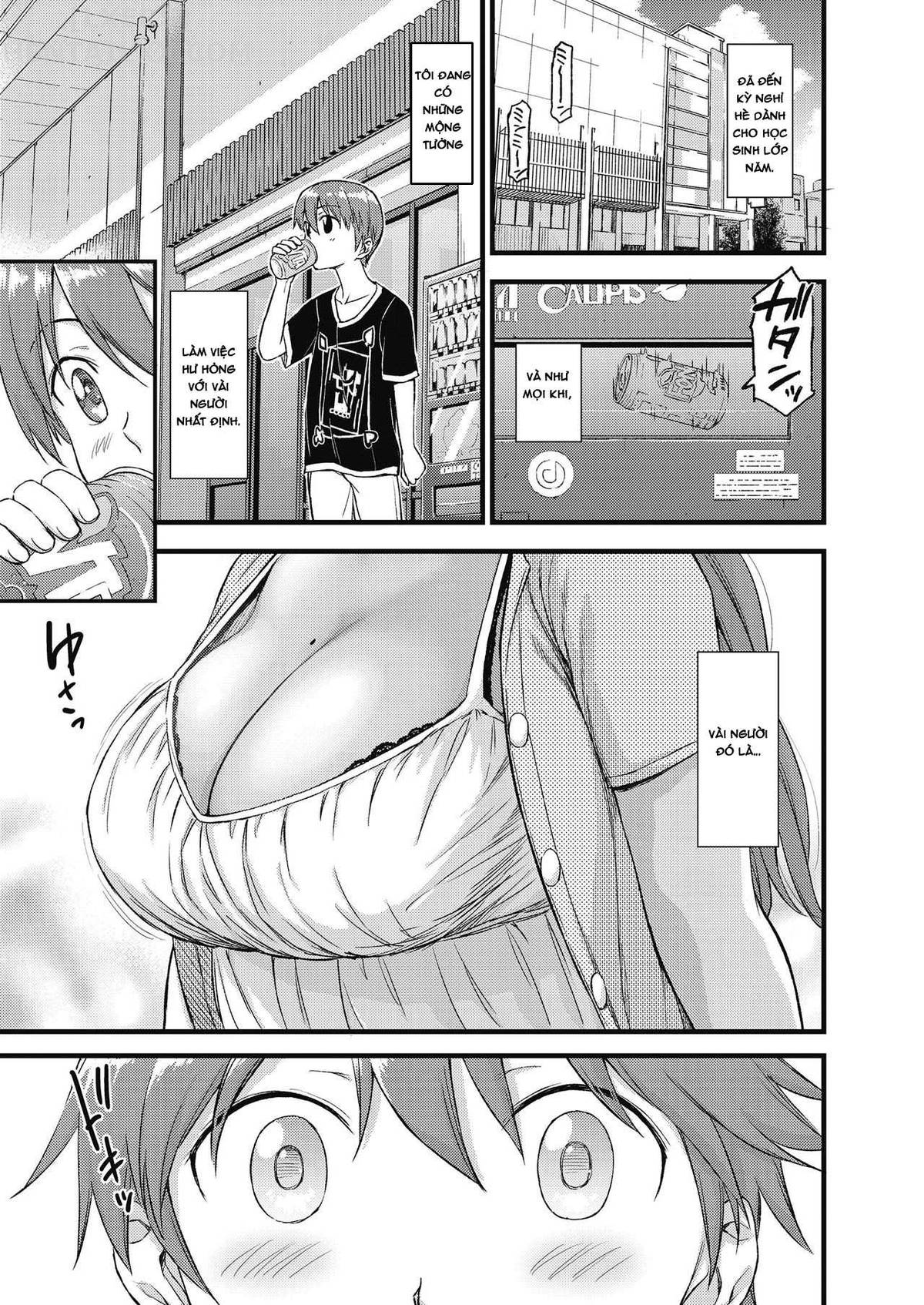 Đọc truyện hentai Oppai na Natsuyasumi - Chap 1