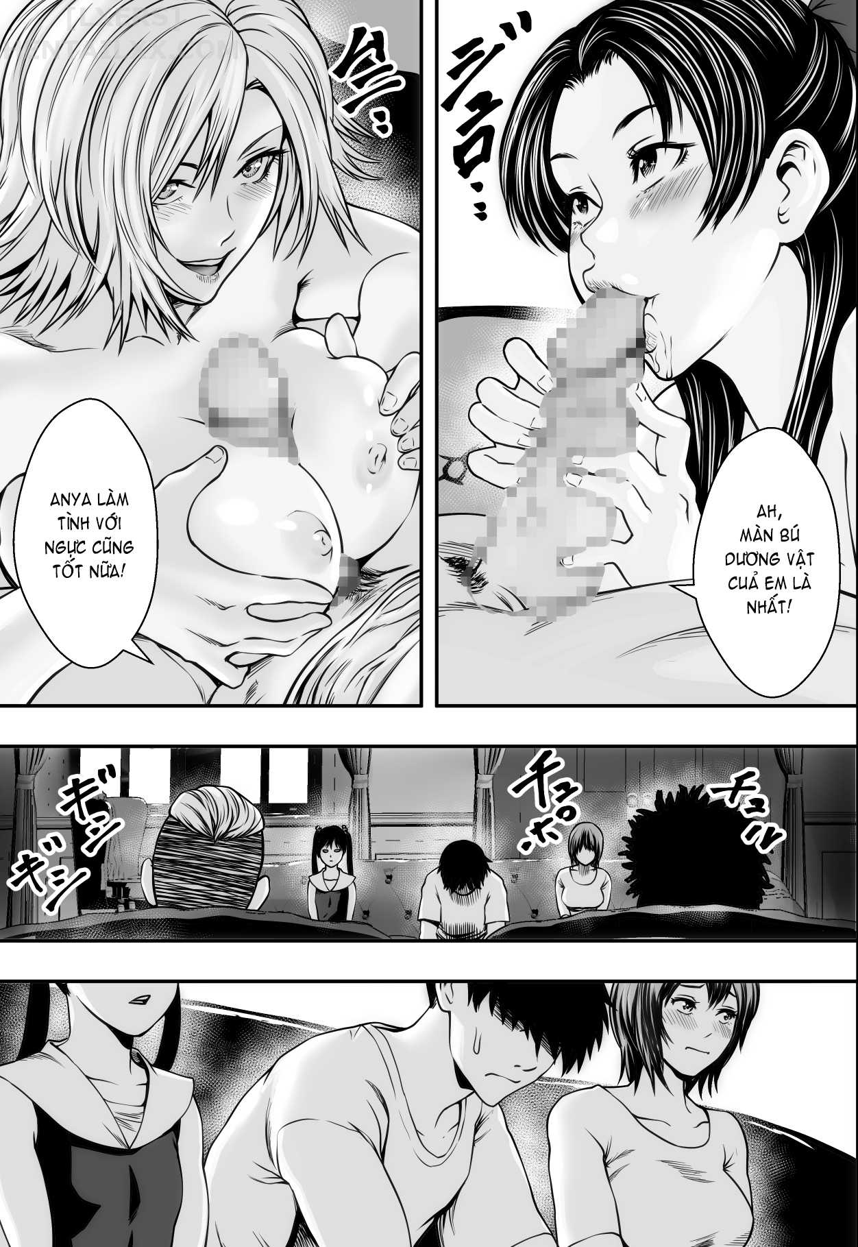 Đọc truyện hentai Harem Love Come VS Yarichin DQN - Oneshot