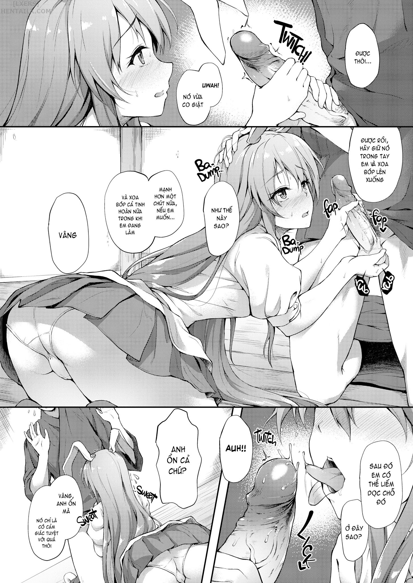 Đọc truyện hentai What a Mess, Miss Medicine Seller! - Oneshot