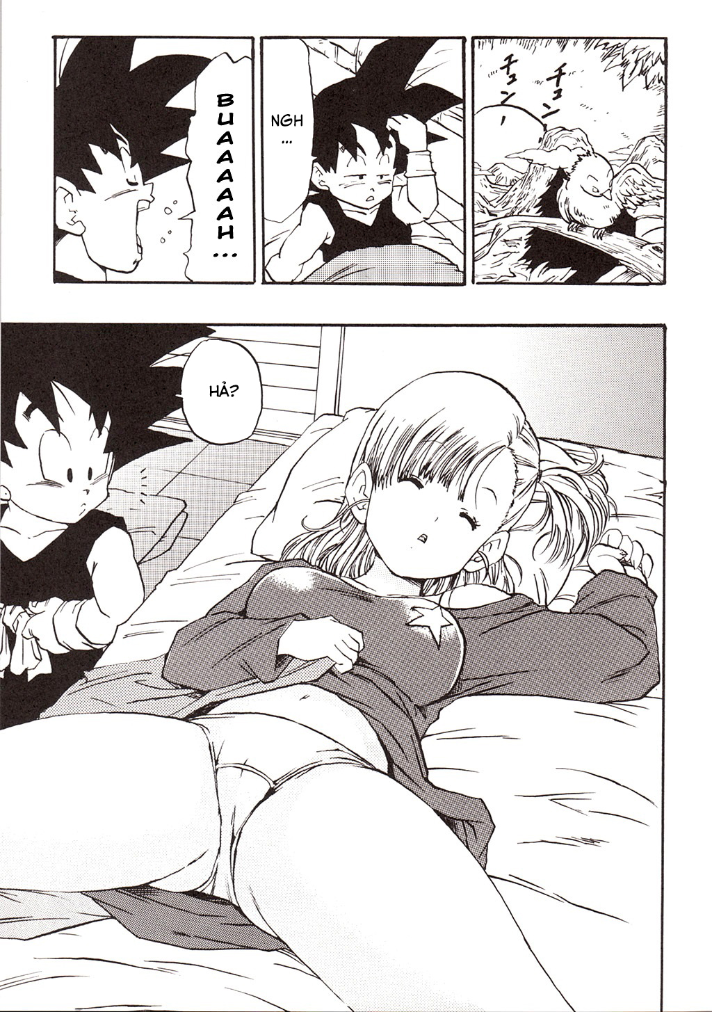 Đọc truyện hentai Những câu chuyện xấu hổ của Bulma - Chap 1 - Goku ngây thơ