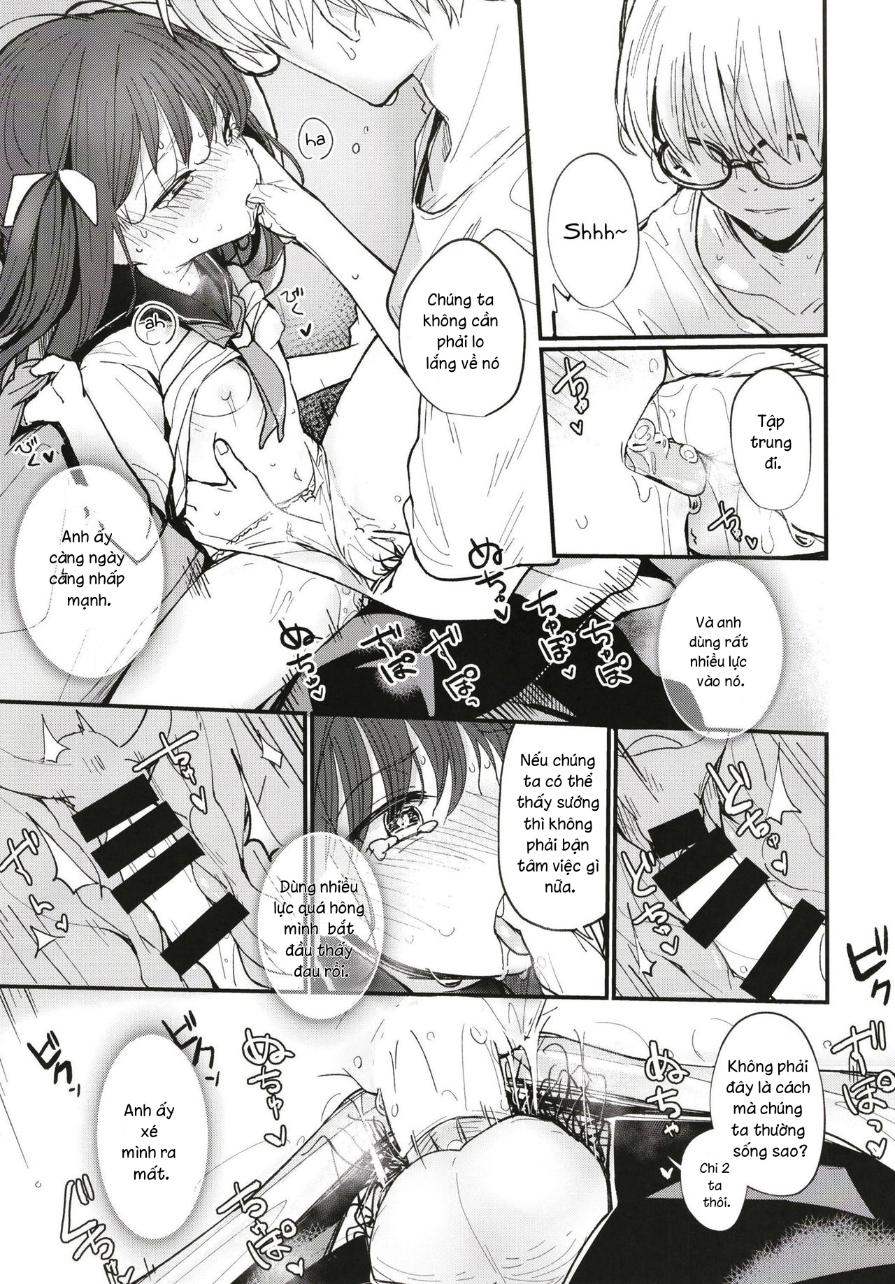 Đọc truyện hentai Onii-chan wa mada Natsuyasumichuu dakara Sex Shitemita - Oneshot - NGỌT