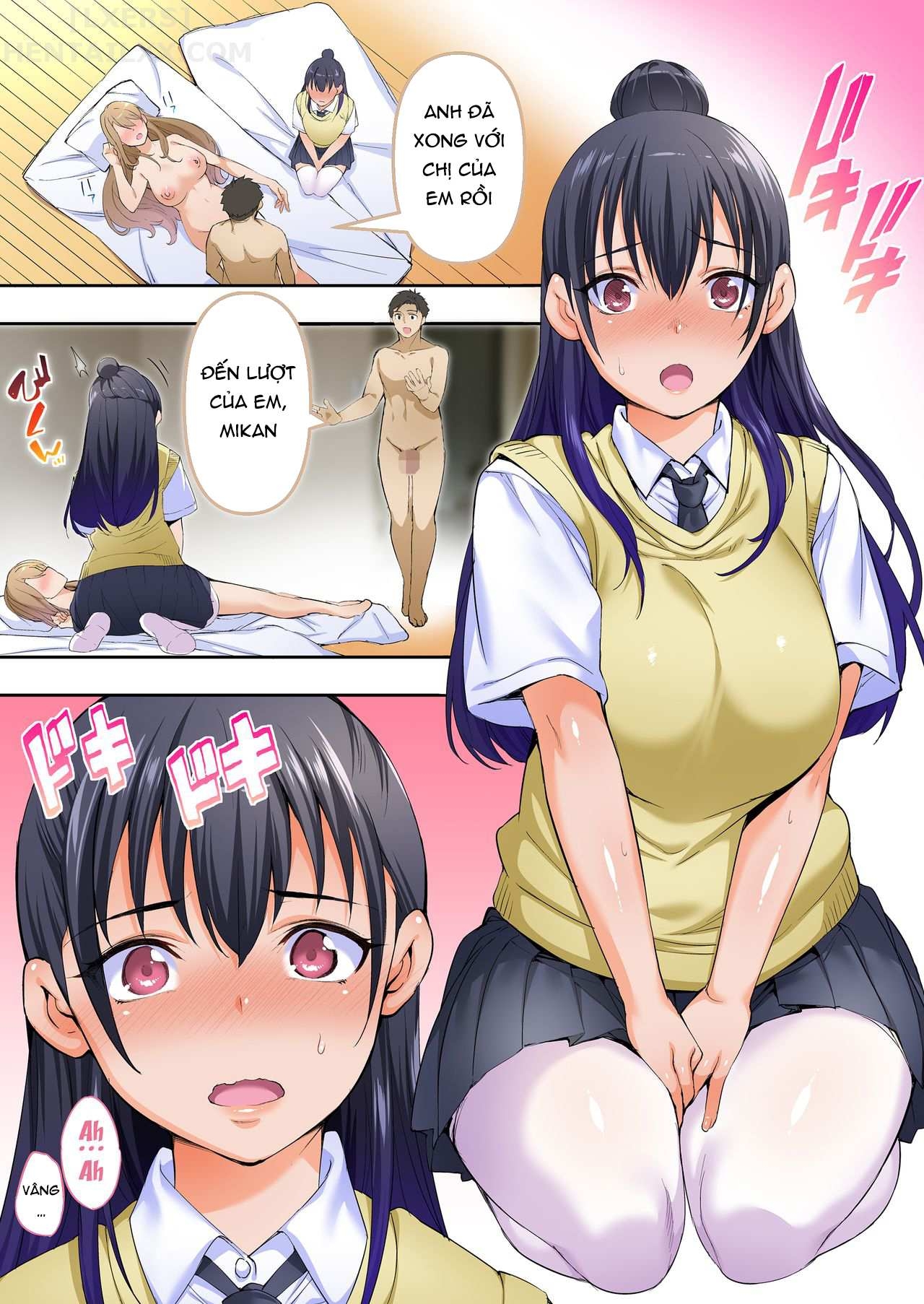 Đọc truyện hentai Chỉ anh chạm được vào chúng em - Chap 2 - [END]