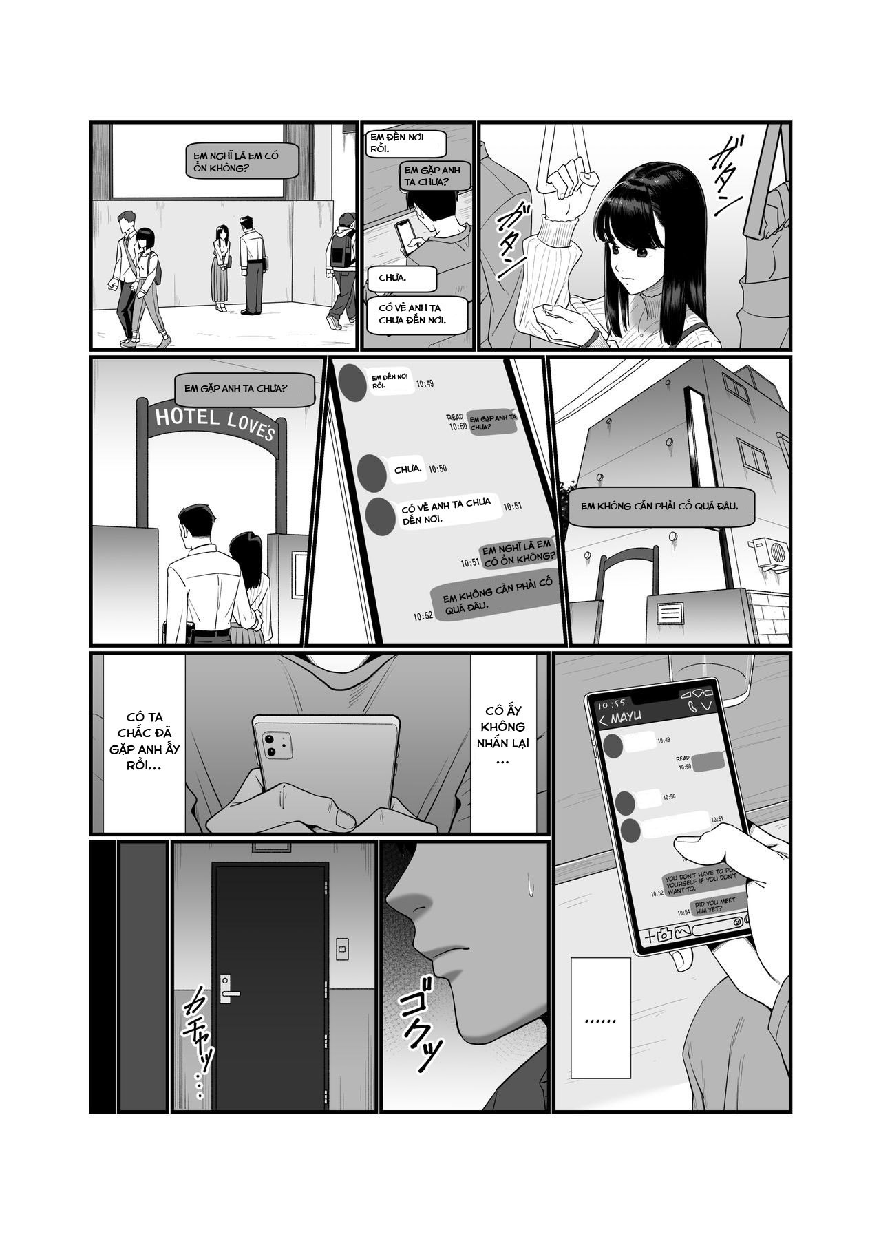 Đọc truyện hentai Tsuma O Dakaseru Otto-Tachi - Oneshot - Có che
