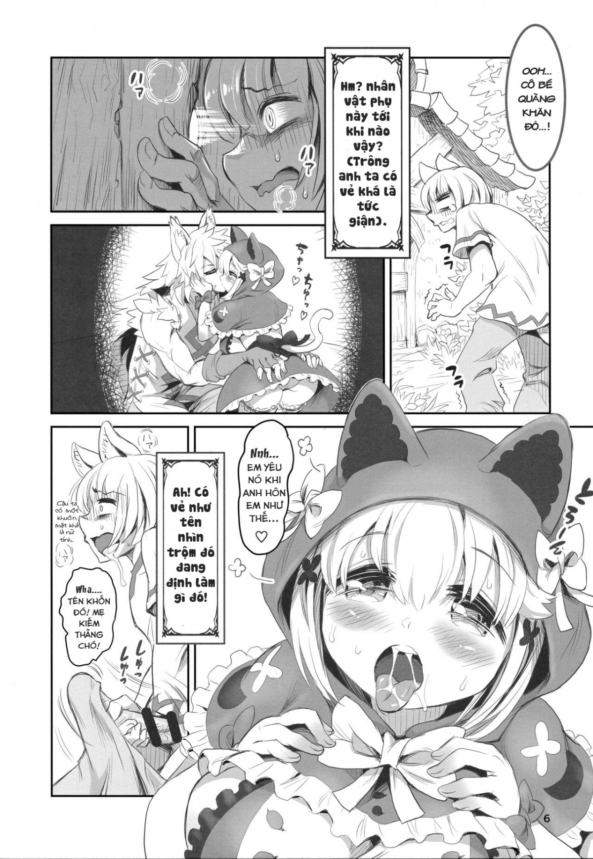 Đọc truyện hentai Cô bé quàng khăn đỏ - Oneshot [Ngọt]