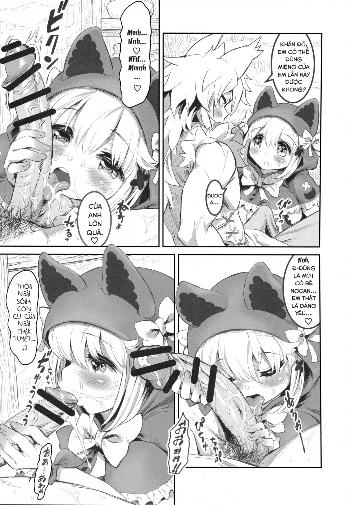 Đọc truyện hentai Cô bé quàng khăn đỏ - Oneshot [Ngọt]