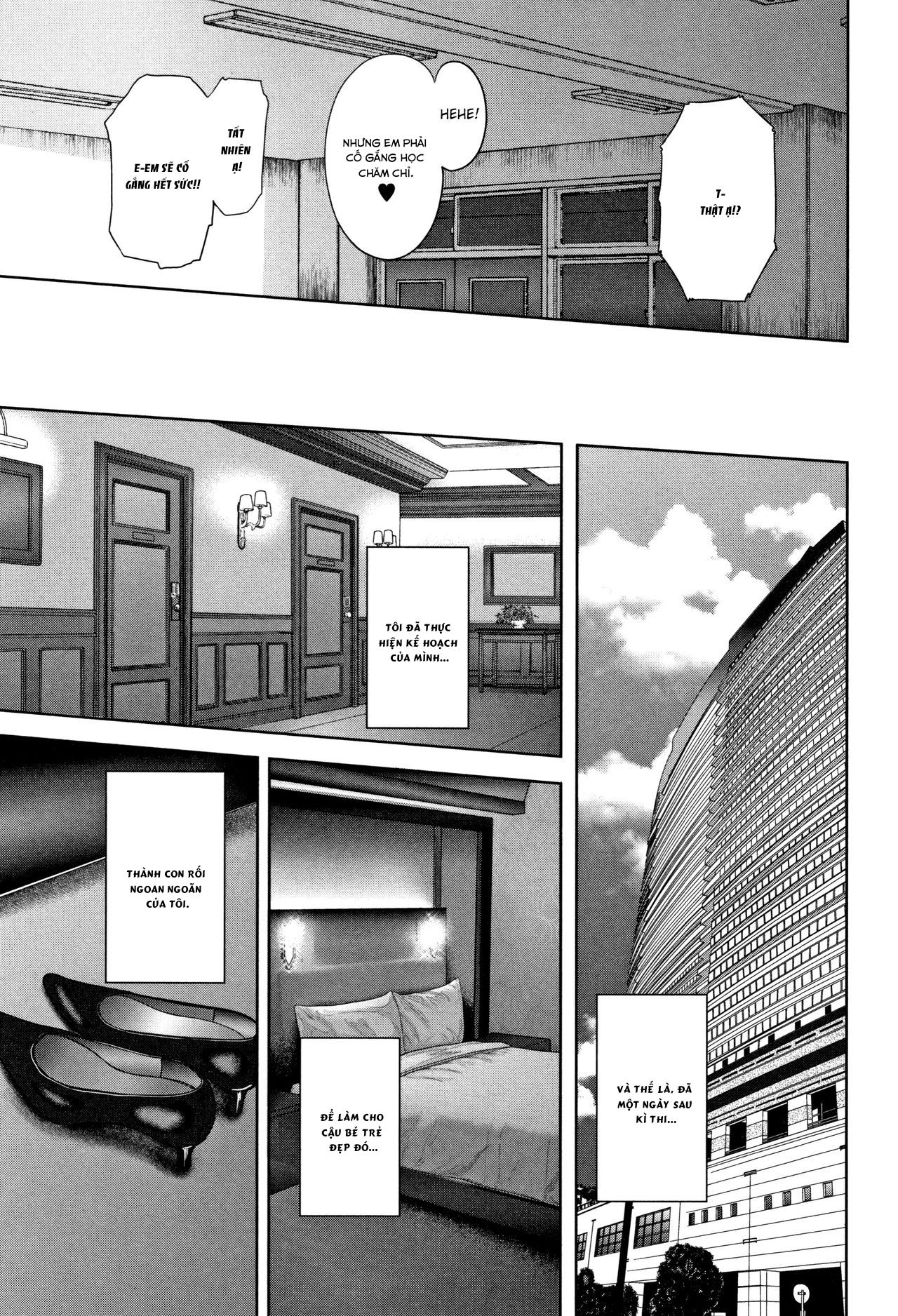 Đọc truyện hentai Sensei, mẹ thằng bạn và tôi - Chap 2