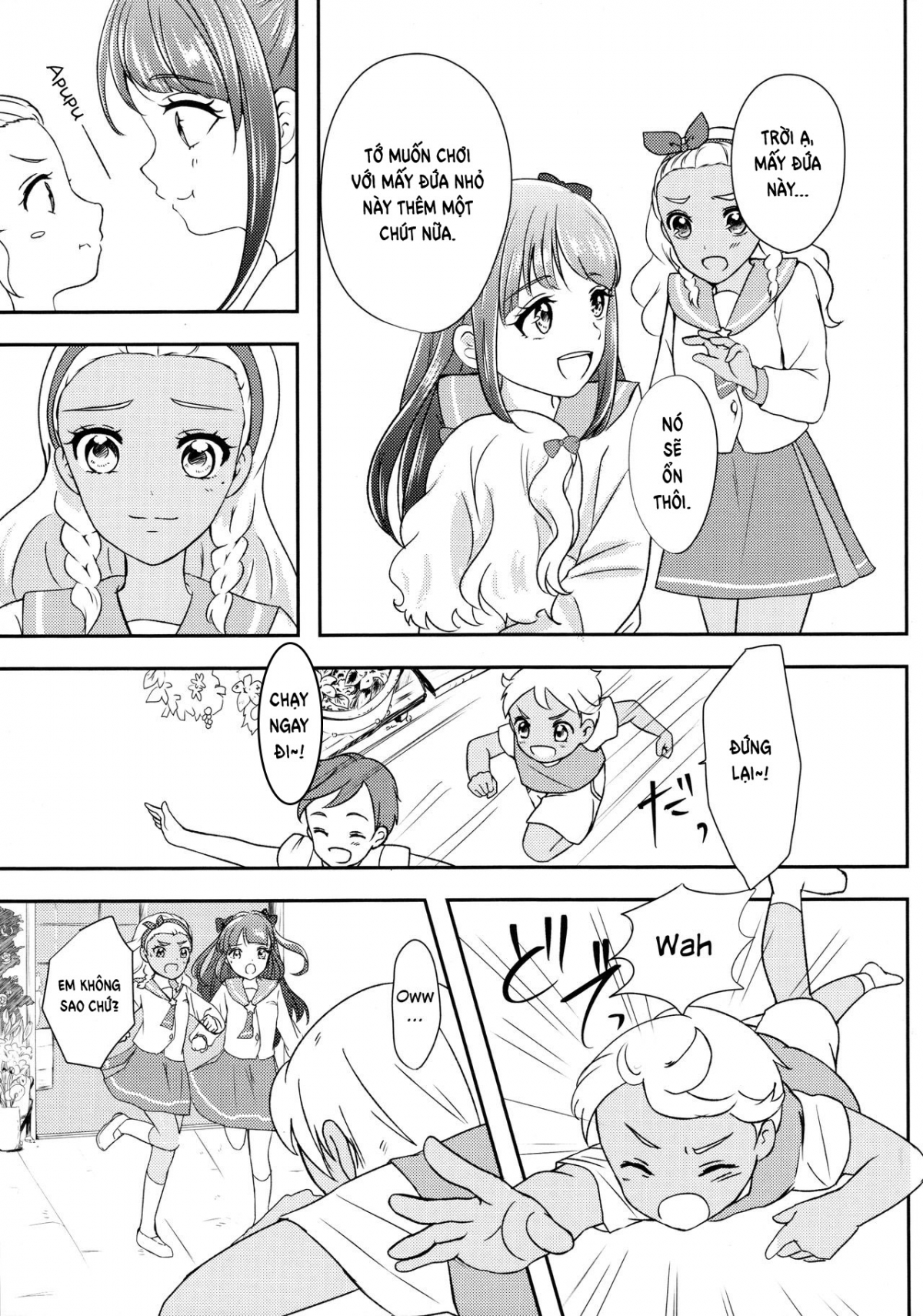 Đọc truyện hentai Tớ sẽ vượt qua cậu (Star Twinkle PreCure) - Oneshot