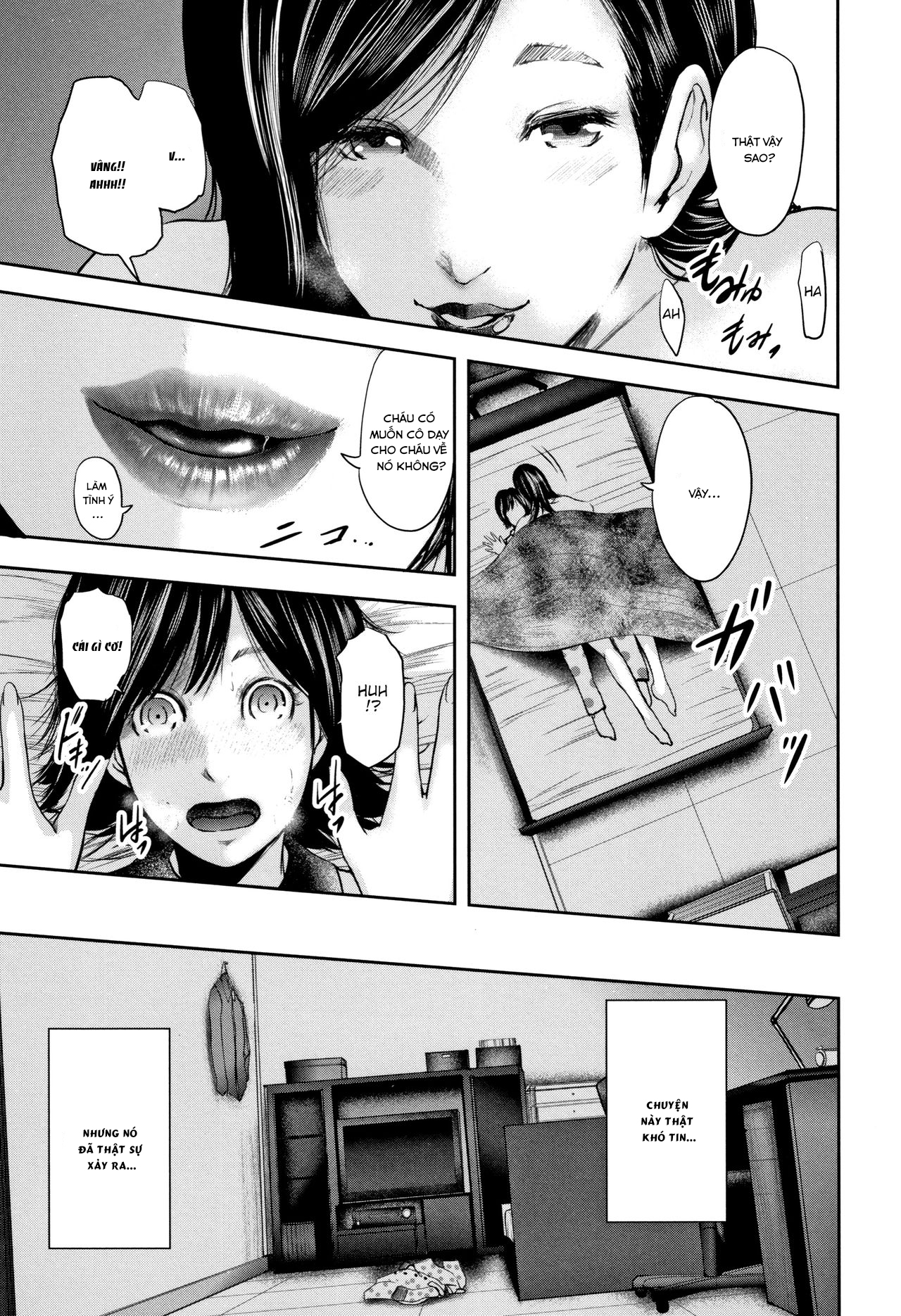 Đọc truyện hentai Sensei, mẹ thằng bạn và tôi - Chap 4