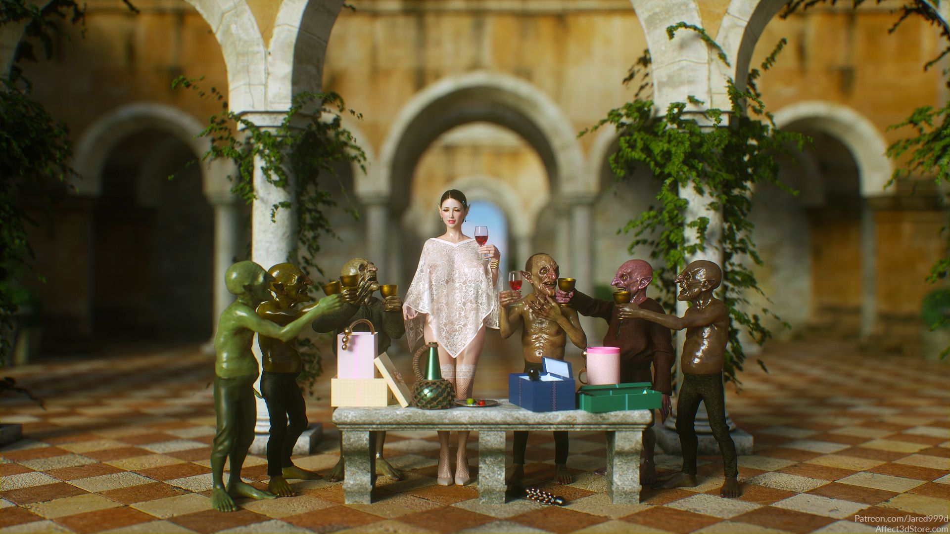 Đọc truyện hentai Elf Slave Chapter 5: Goblin Bride Main Set