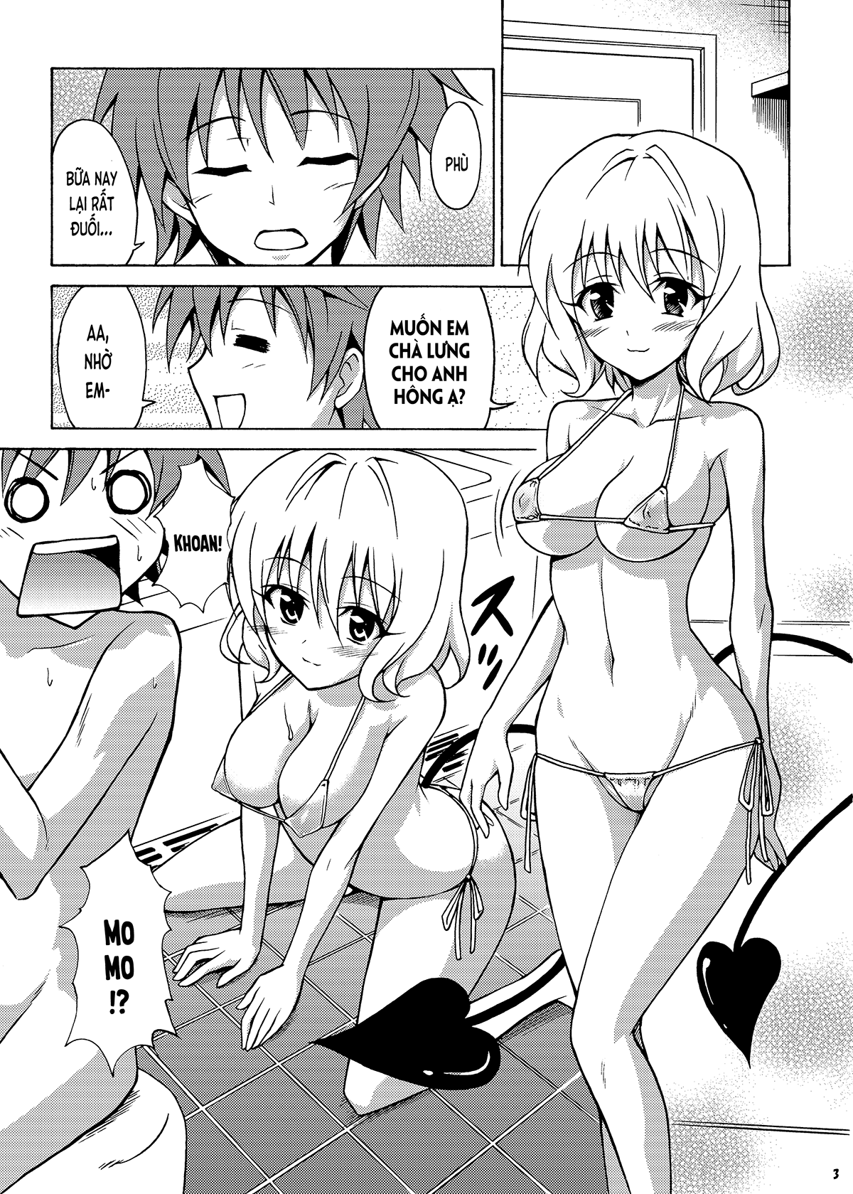 Đọc truyện hentai Tắm cùng Momo! (To Love-ru) - Oneshot