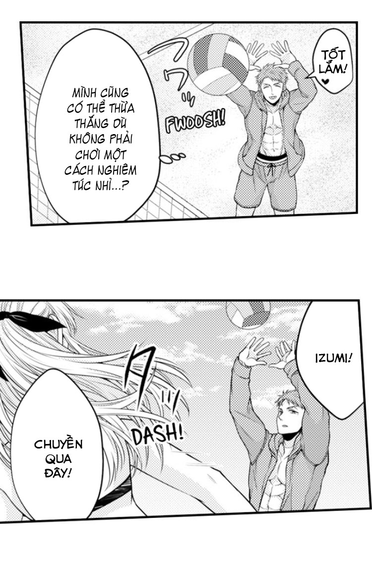 Đọc truyện hentai Ngọn lửa trong tầm tay - Chapter 28: Bóng chuyền bãi biển