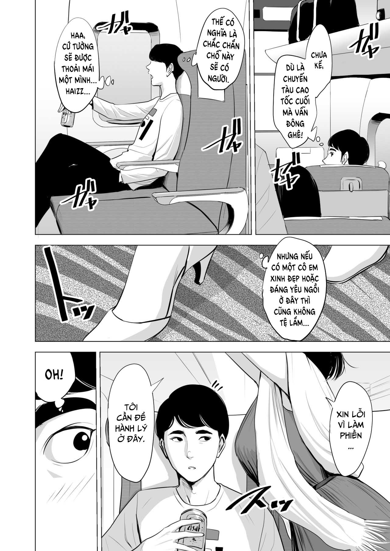 Đọc truyện hentai Đang làm gì trên tàu điện vậy? - Chap 1
