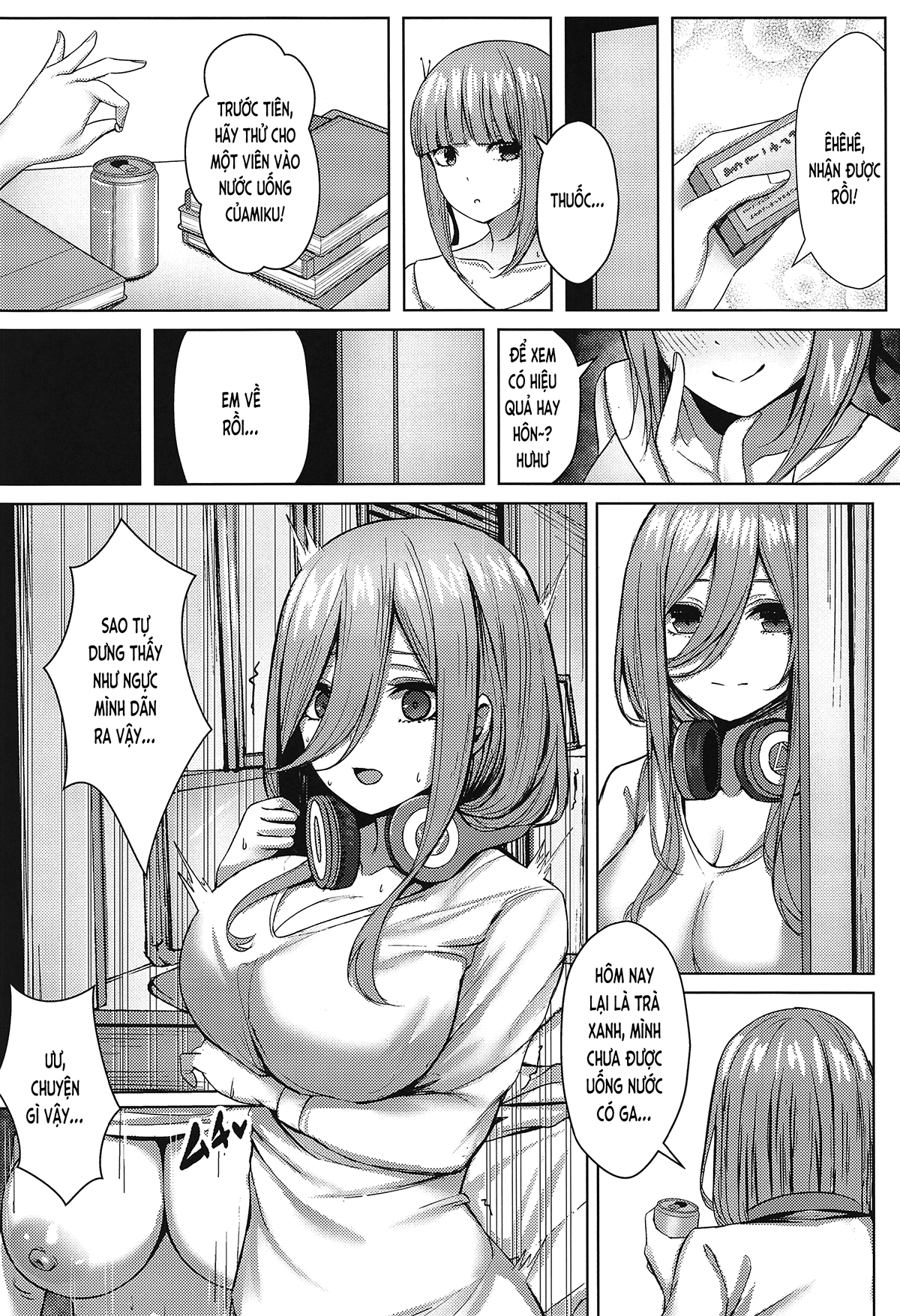 Đọc truyện hentai Hãy chọn cho công bằng! (Gotoubun no Hanayome) - Ch. 2