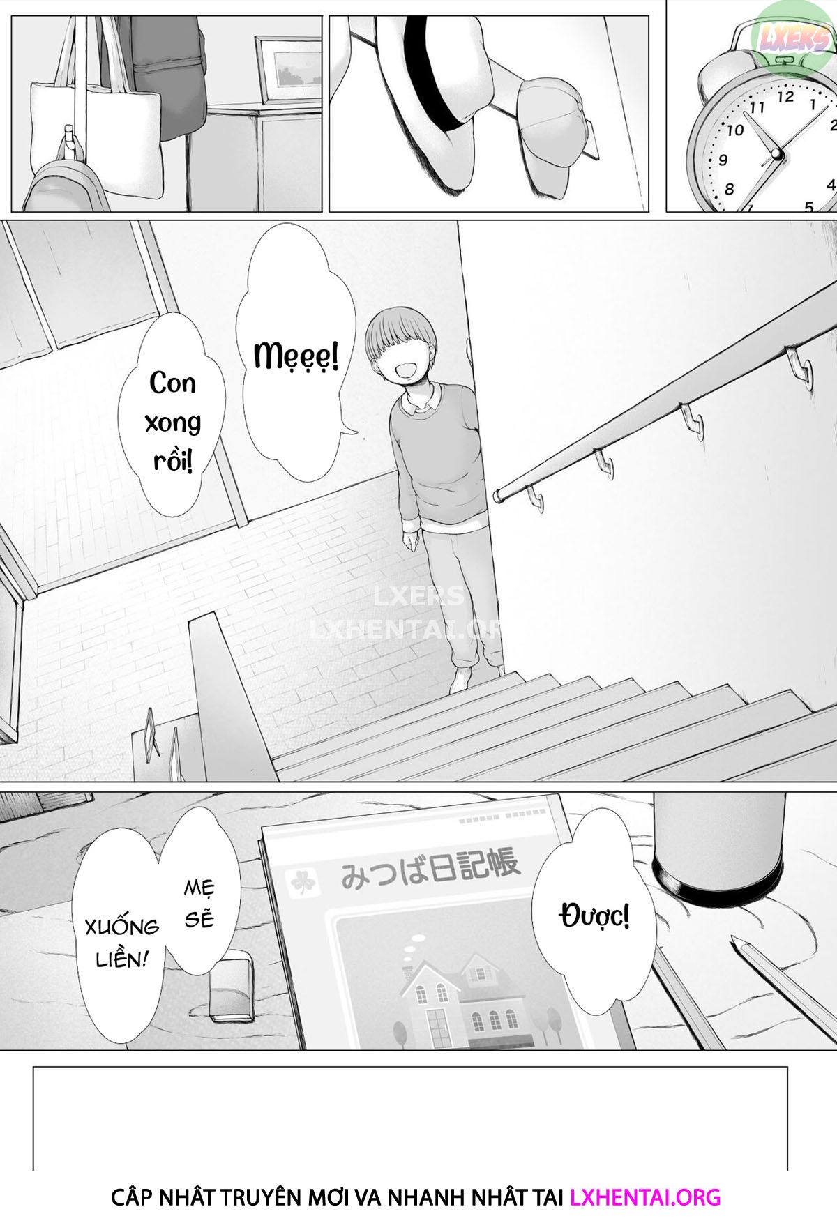 Đọc truyện hentai Hahagui Ottori Okaasan ga Toshishita Yarichin ni Nerawareru Toki - Chap 3B