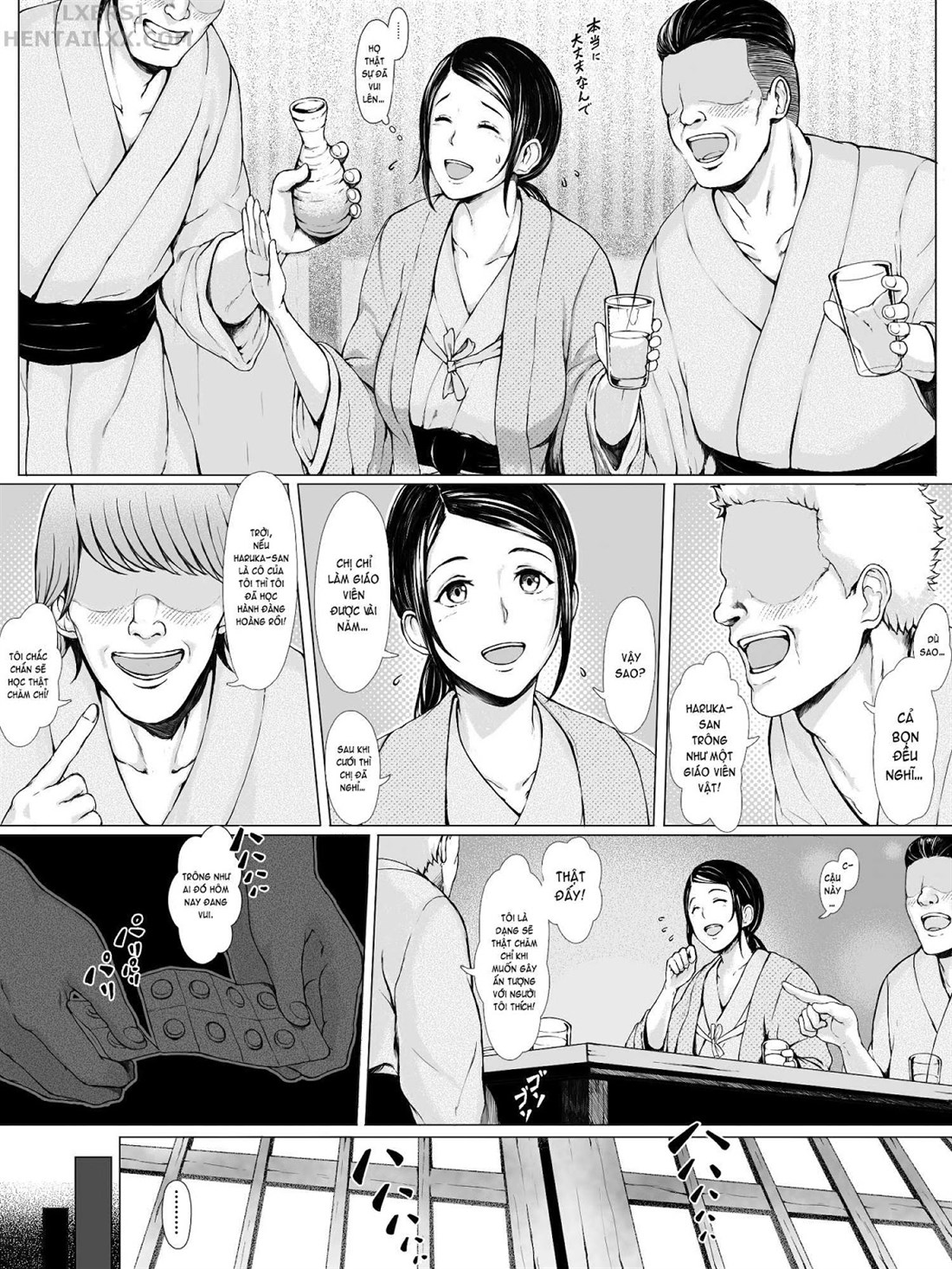 Đọc truyện hentai Hahagui Ottori Okaasan ga Toshishita Yarichin ni Nerawareru Toki - Chap 1A