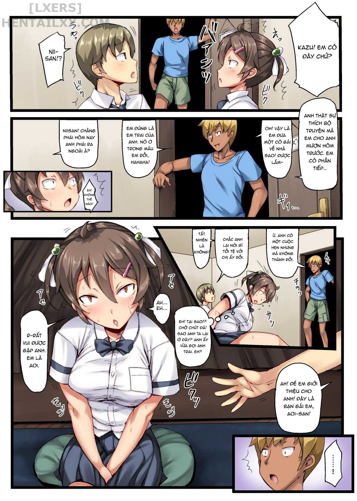 Đọc truyện hentai Otouto no Koibito ga Mukashi Choukyou Shita Motokano datta - Oneshot