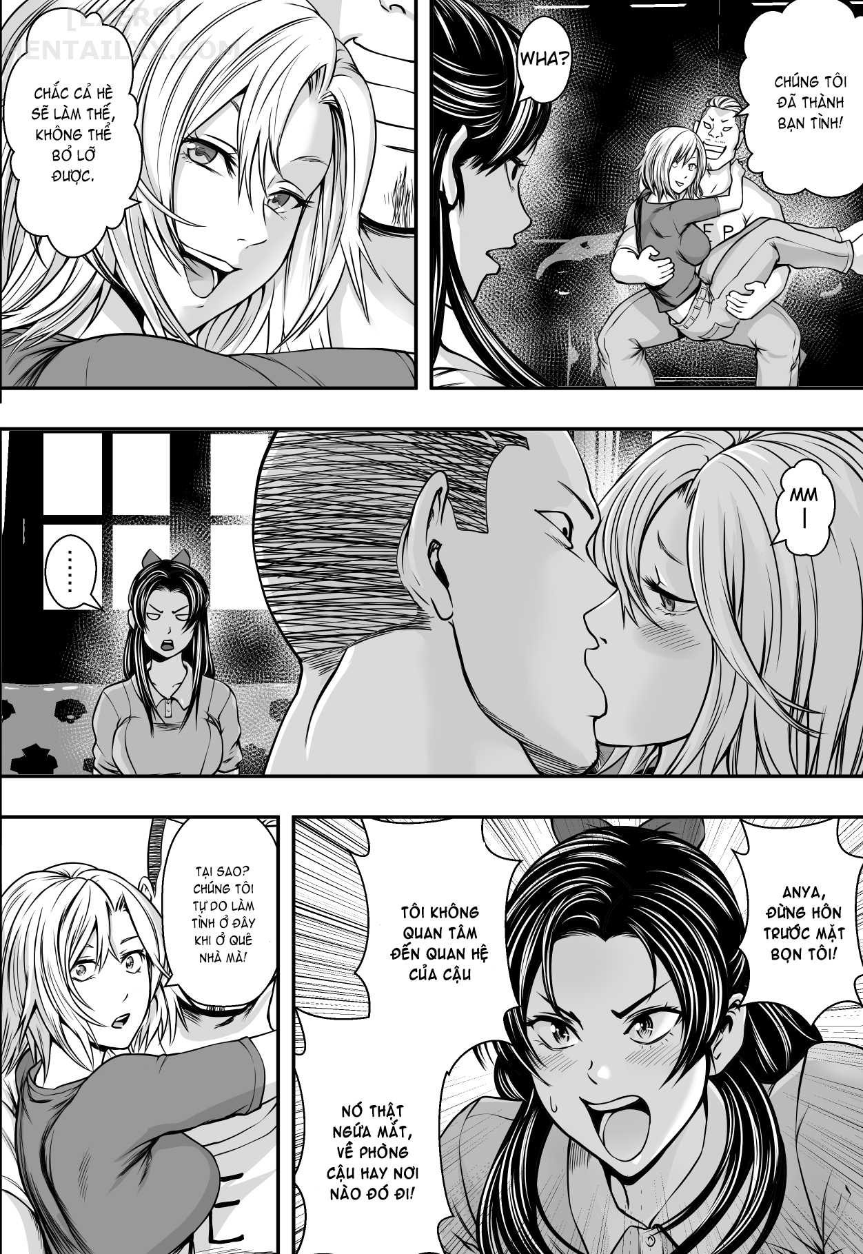Đọc truyện hentai Harem Love Come VS Yarichin DQN - Oneshot