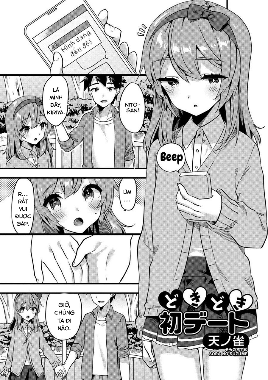 Đọc truyện hentai Doki doki Hatsu Date - Oneshot