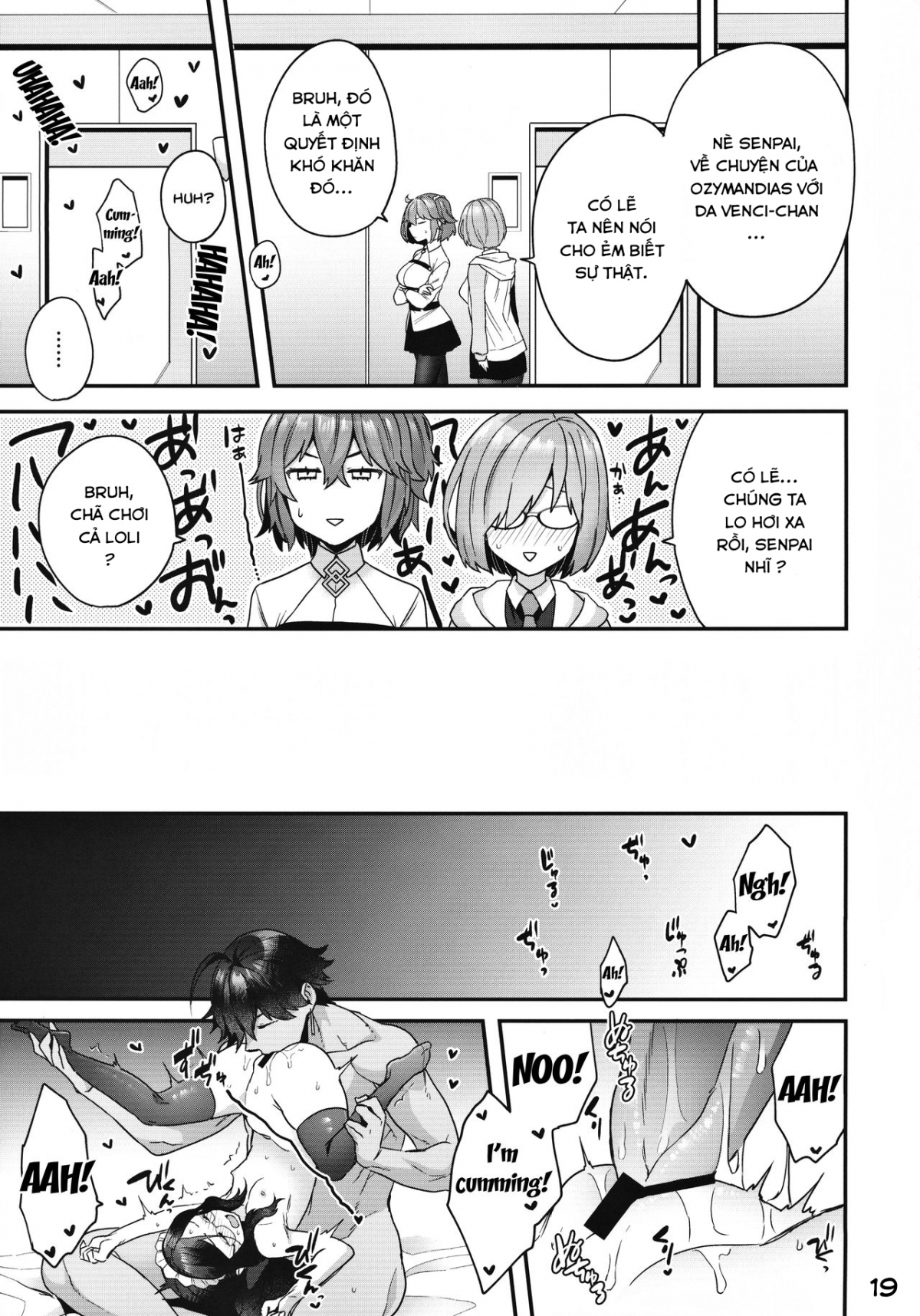 Đọc truyện hentai Da Vinci-chan và Ông vua mặt trời - 1shot trà đá