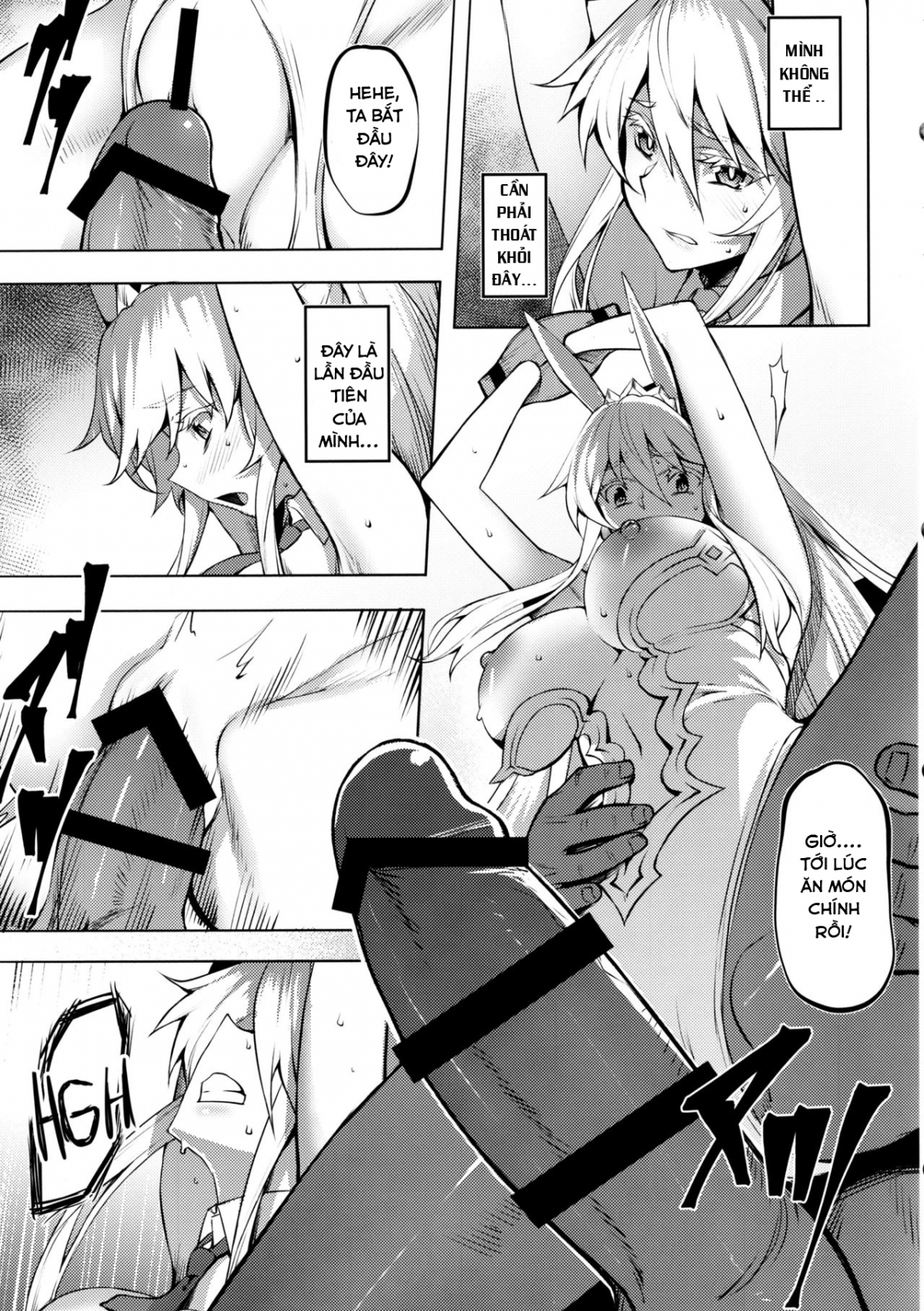 Đọc truyện hentai Eikou no Rakujitsu - Oneshot